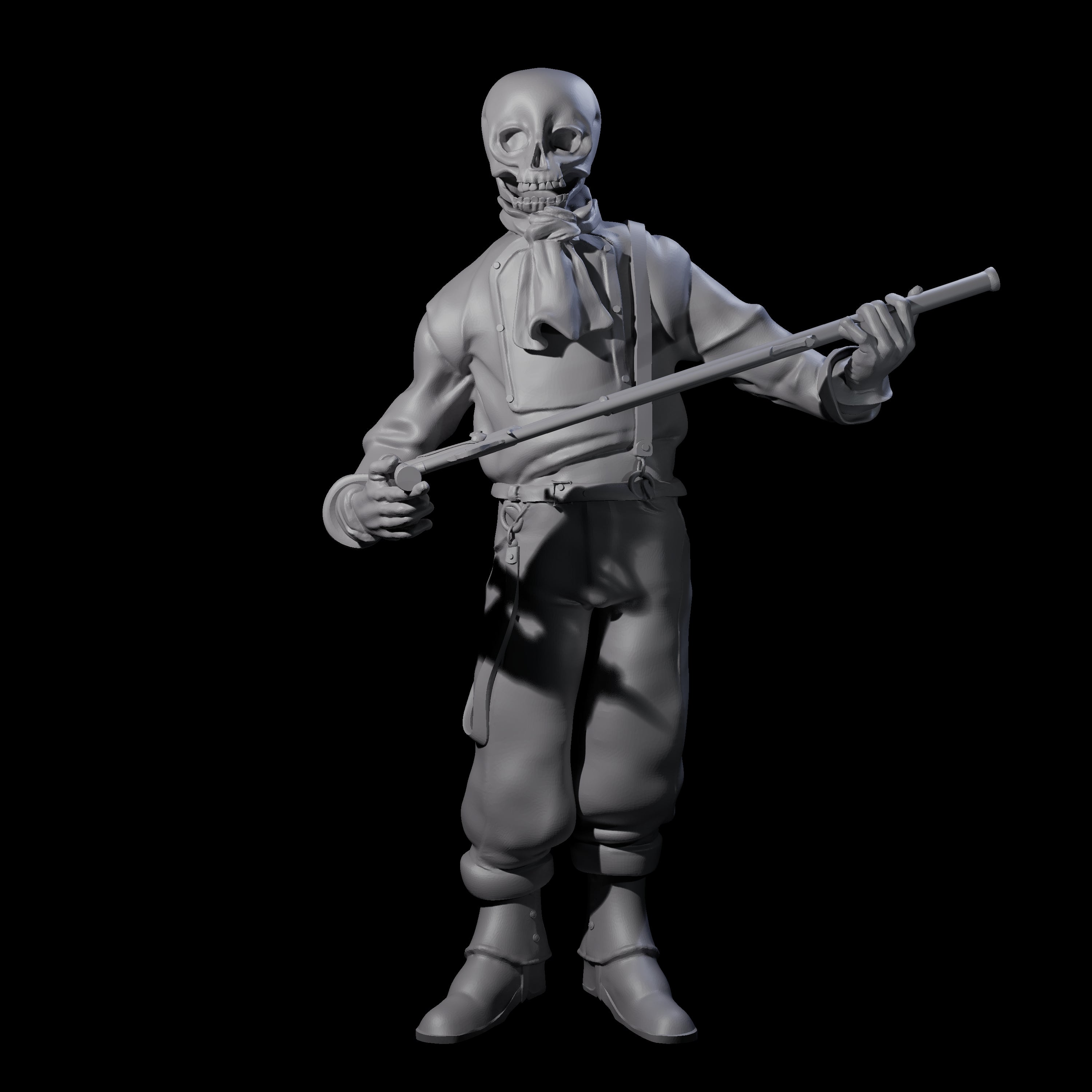 Well Behaved Skeleton Miniature for Dungeons and Dragons, Pathfinder or other TTRPGs