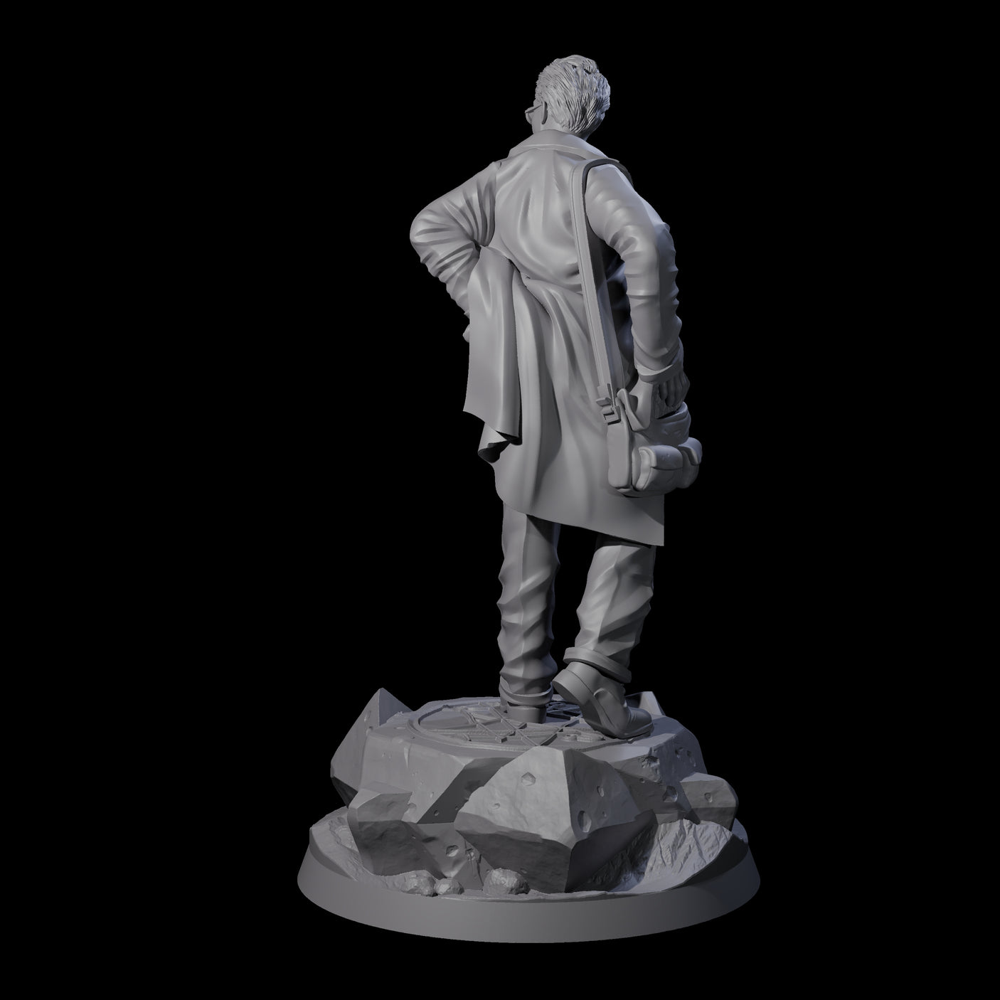 Well Packed Human Investigator Miniature for Dungeons and Dragons, Pathfinder or other TTRPGs