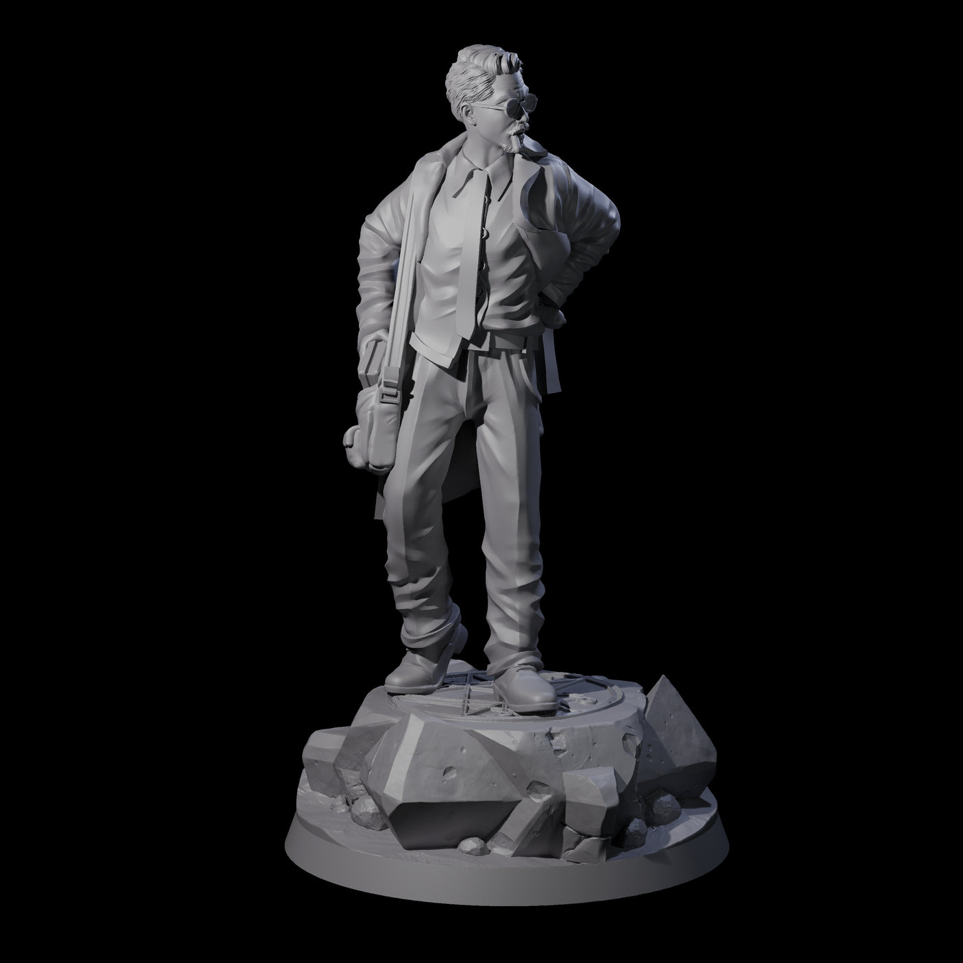 Well Packed Human Investigator Miniature for Dungeons and Dragons, Pathfinder or other TTRPGs