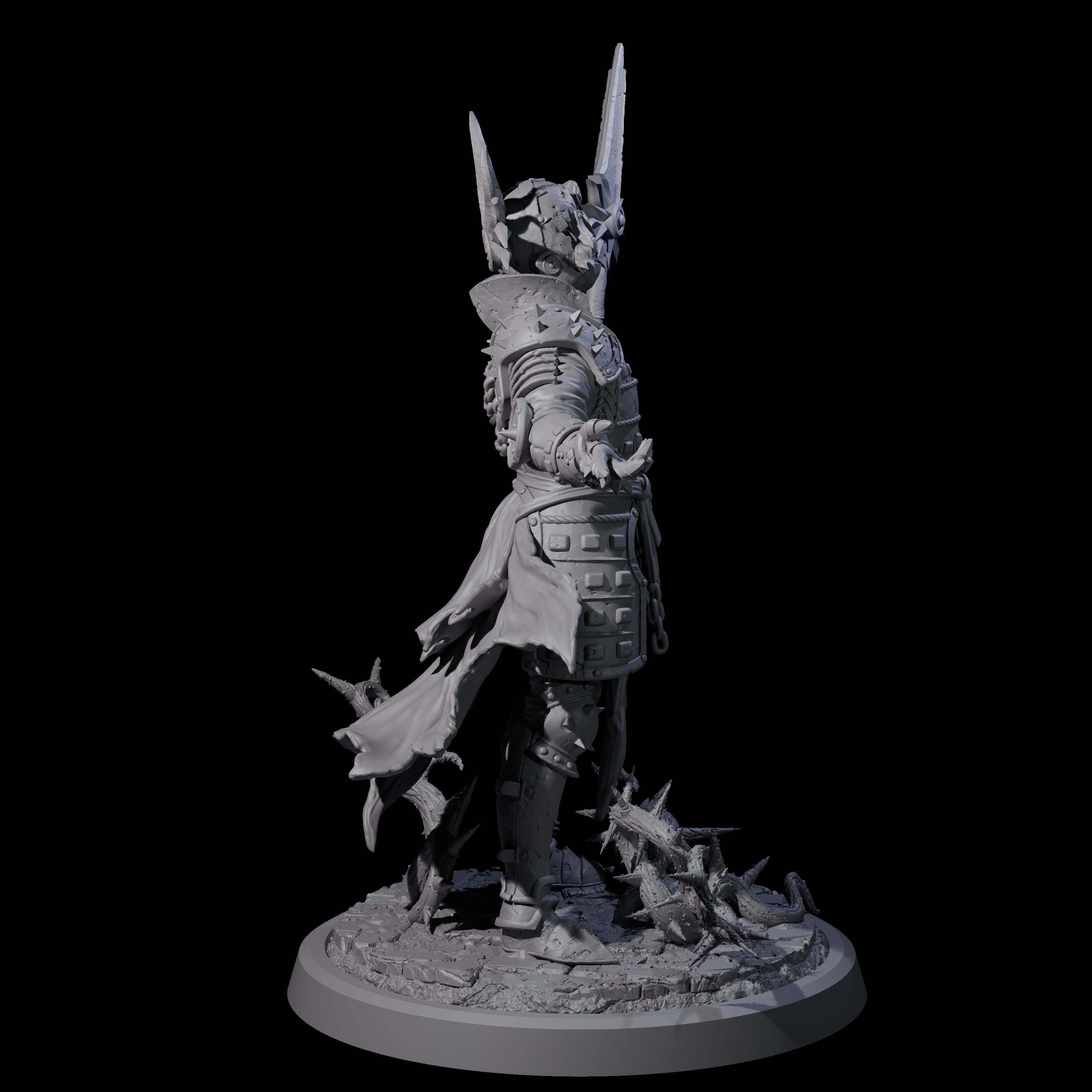 Well Trained Fire Elemental Myrmidon B Miniature for Dungeons and Dragons, Pathfinder or other TTRPGs