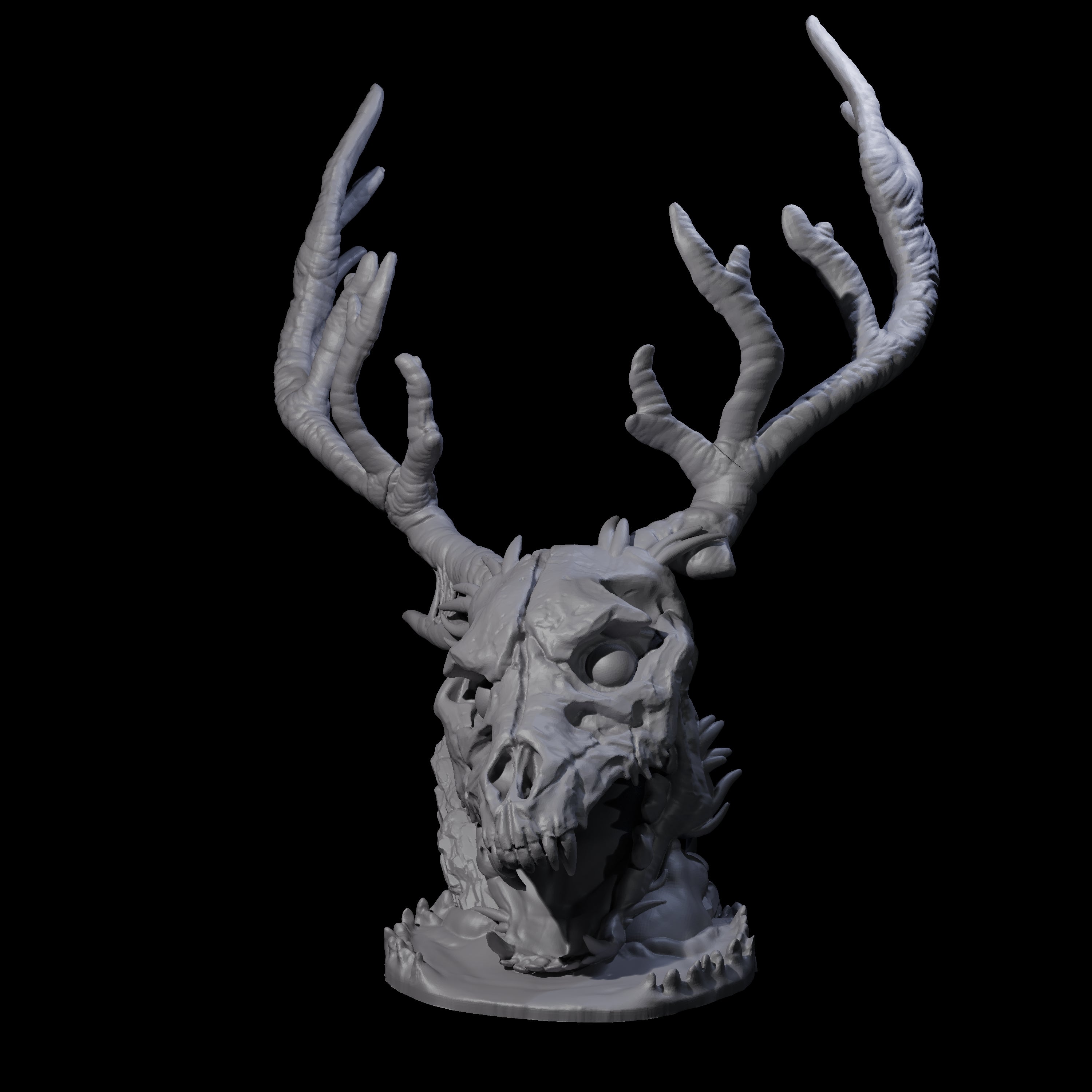 Wendigo Skull Dice Tower Miniature for Dungeons and Dragons, Pathfinder or other TTRPGs