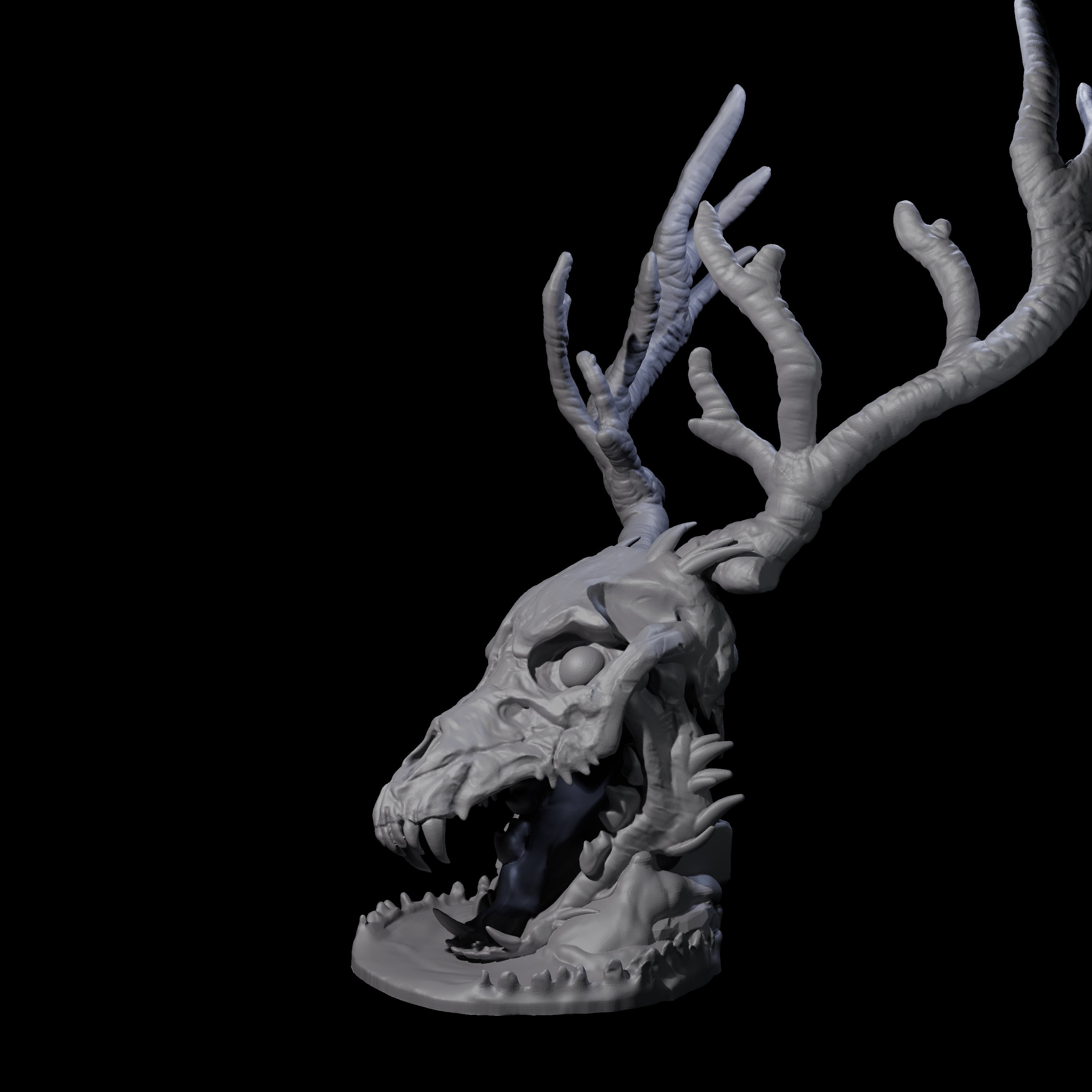 Wendigo Skull Dice Tower Miniature for Dungeons and Dragons, Pathfinder or other TTRPGs