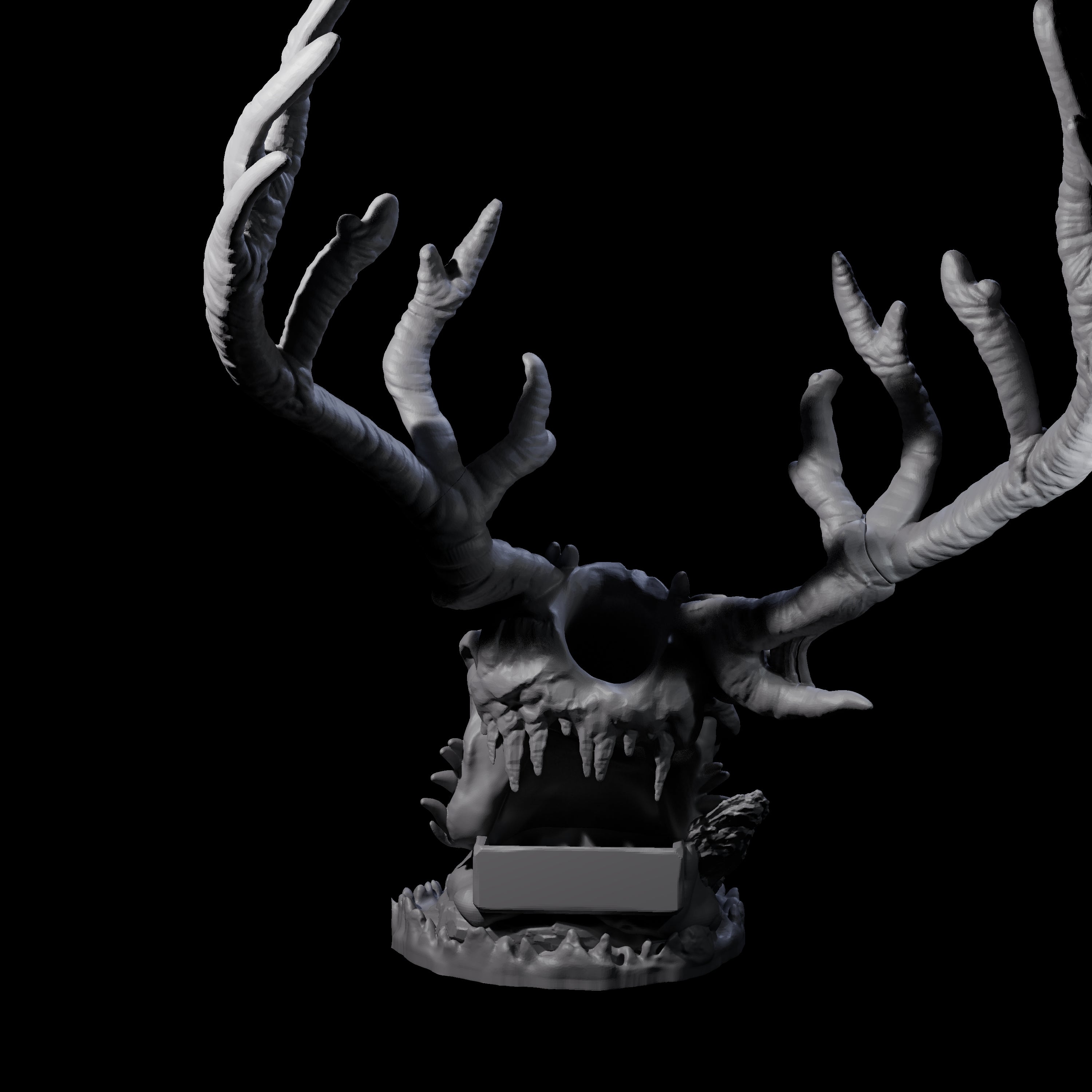 Wendigo Skull Dice Tower Miniature for Dungeons and Dragons, Pathfinder or other TTRPGs