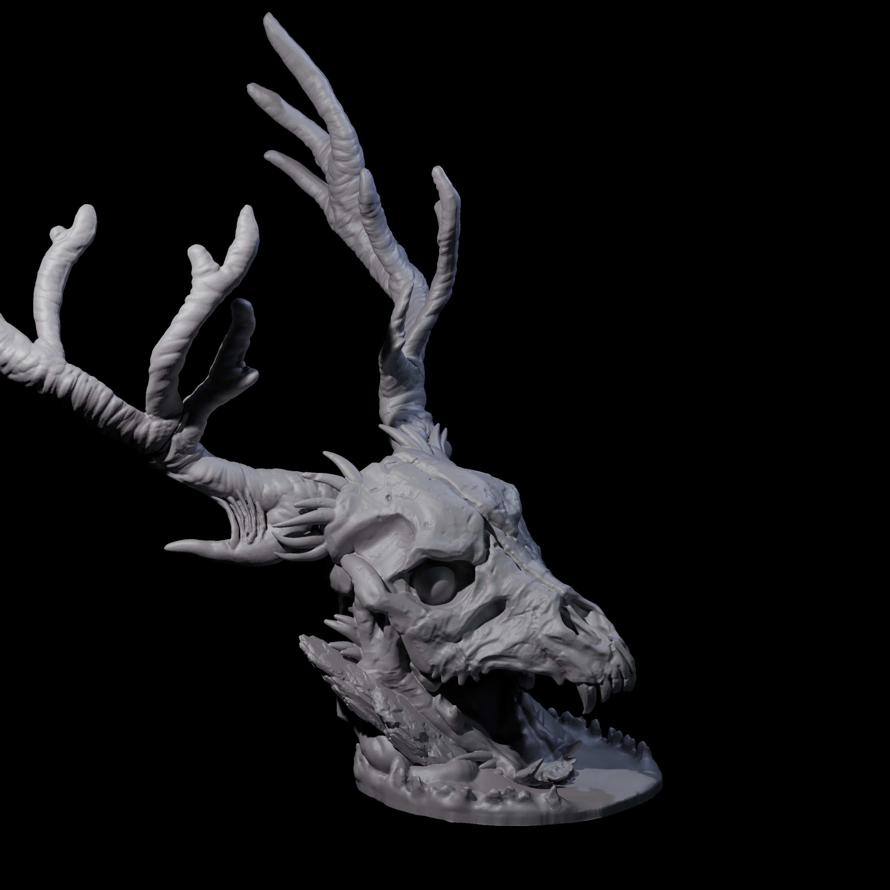 Wendigo Skull Dice Tower Miniature for Dungeons and Dragons, Pathfinder or other TTRPGs