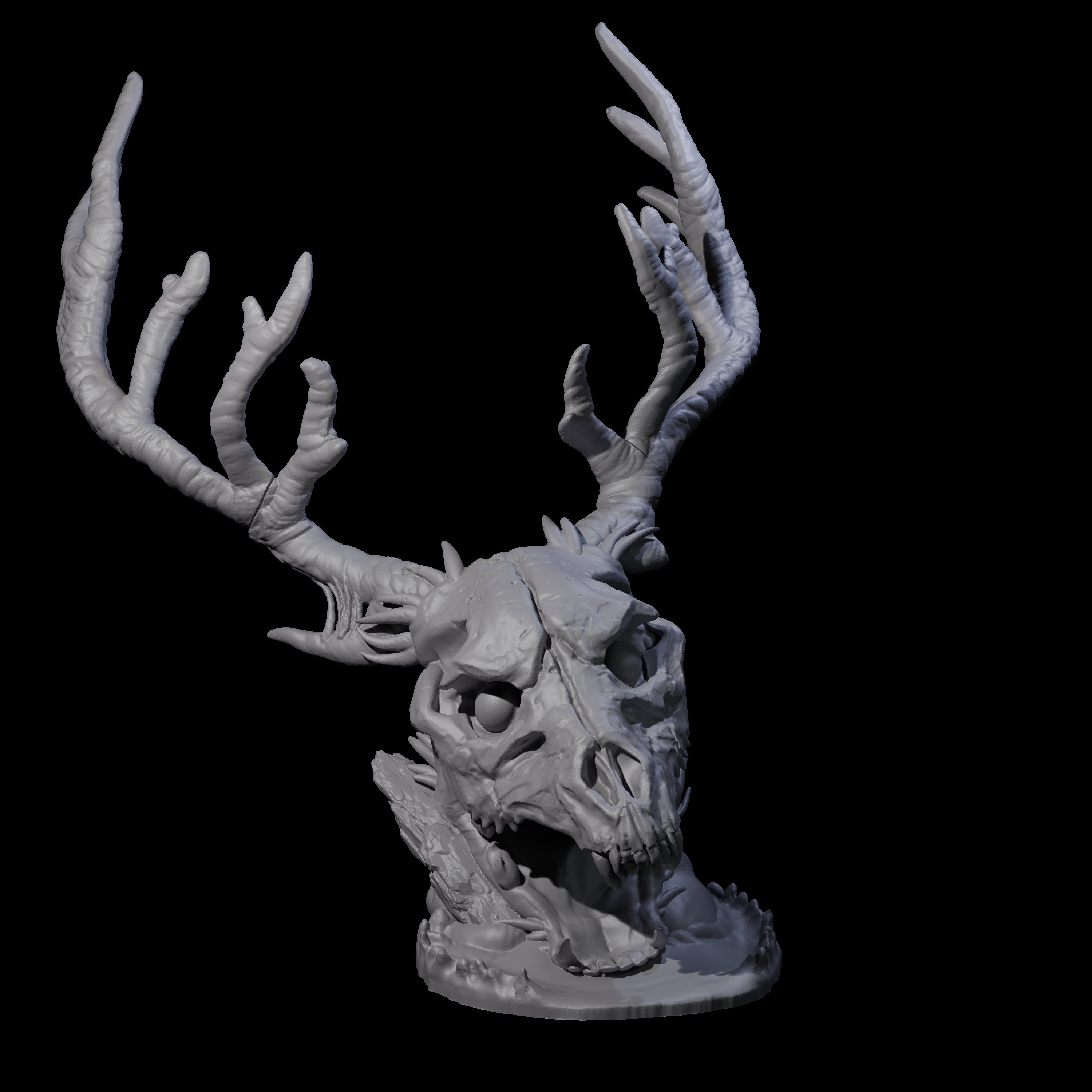 Wendigo Skull Dice Tower Miniature for Dungeons and Dragons, Pathfinder or other TTRPGs