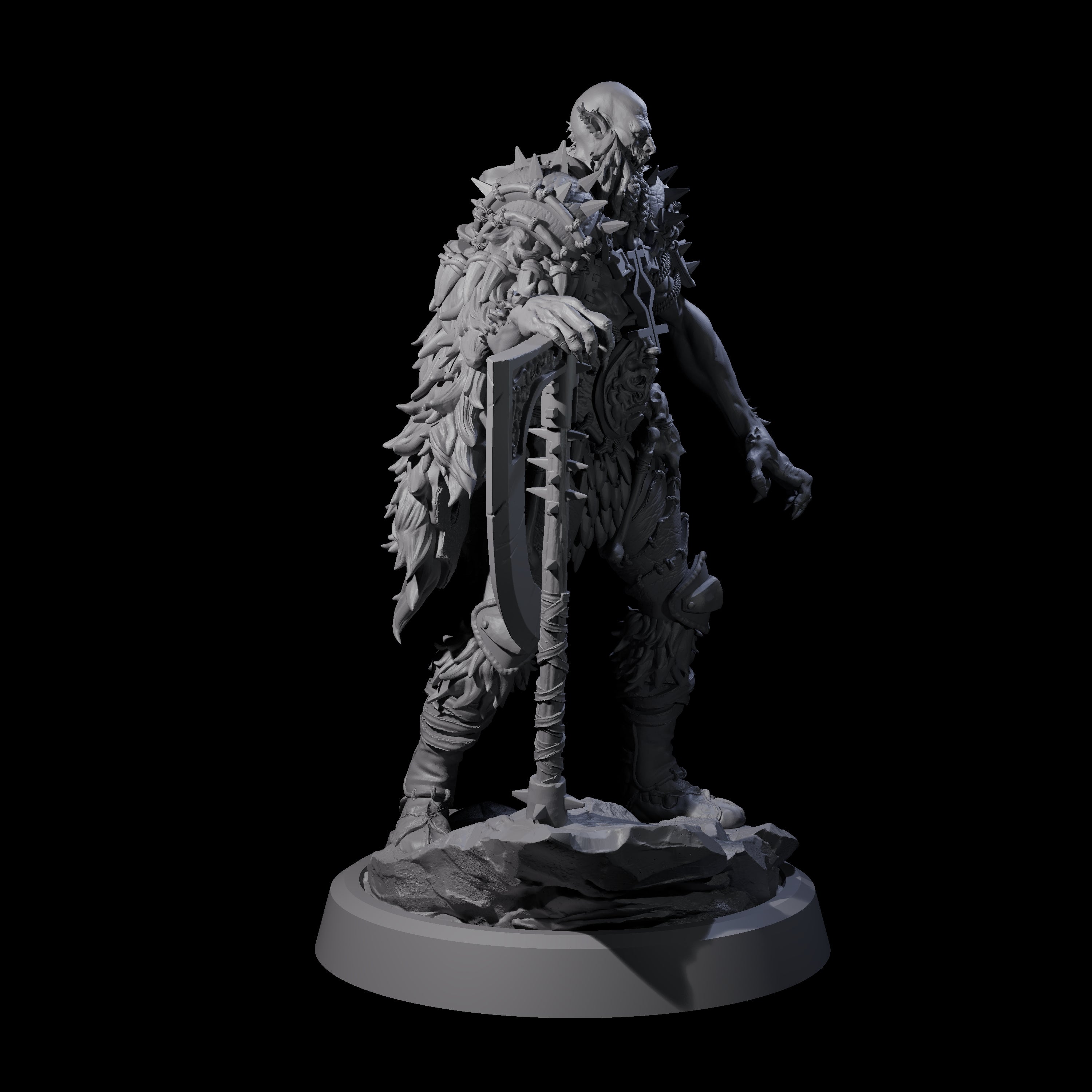 Wicked Hobgoblin Paladin Miniature for Dungeons and Dragons, Pathfinder or other TTRPGs