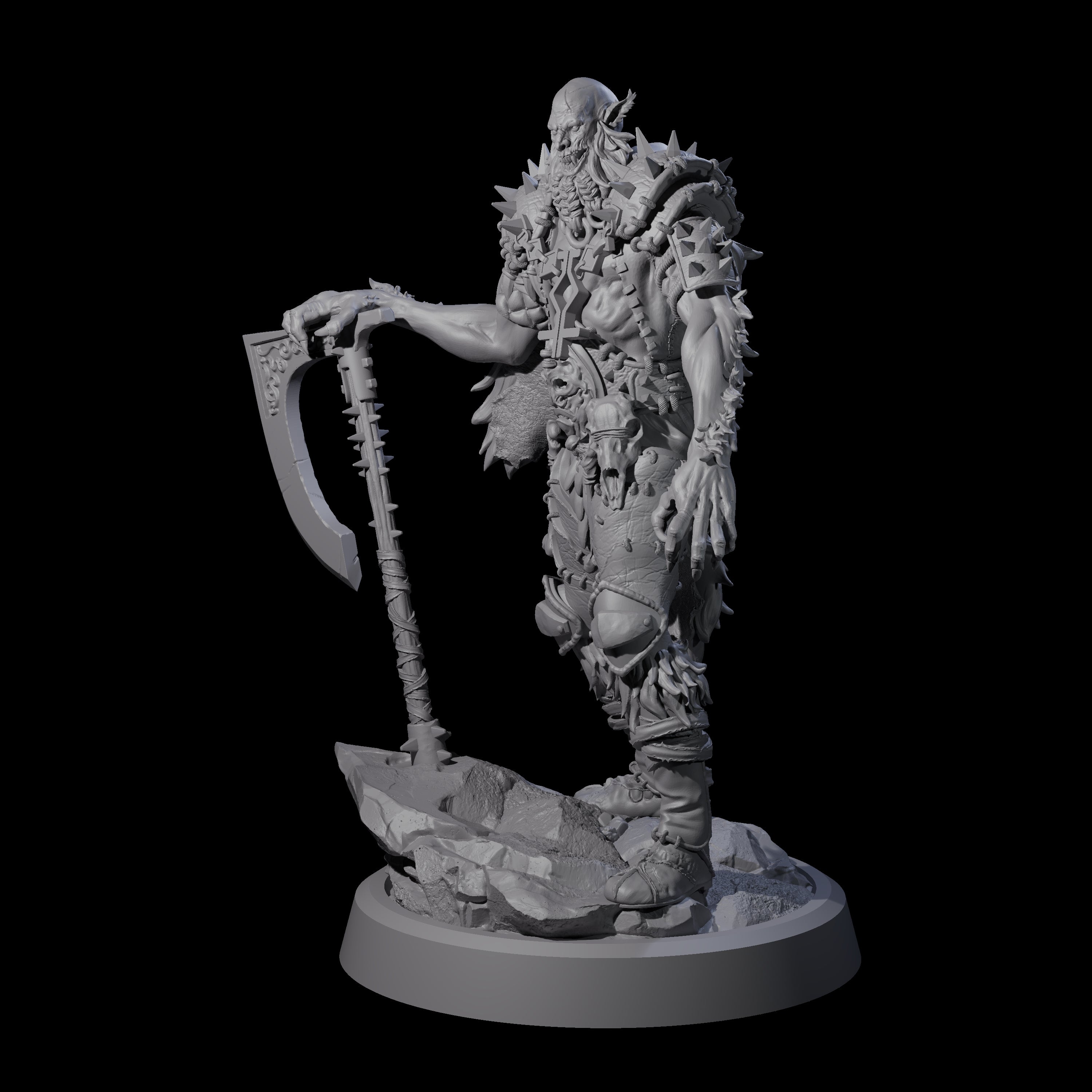 Wicked Hobgoblin Paladin Miniature for Dungeons and Dragons, Pathfinder or other TTRPGs