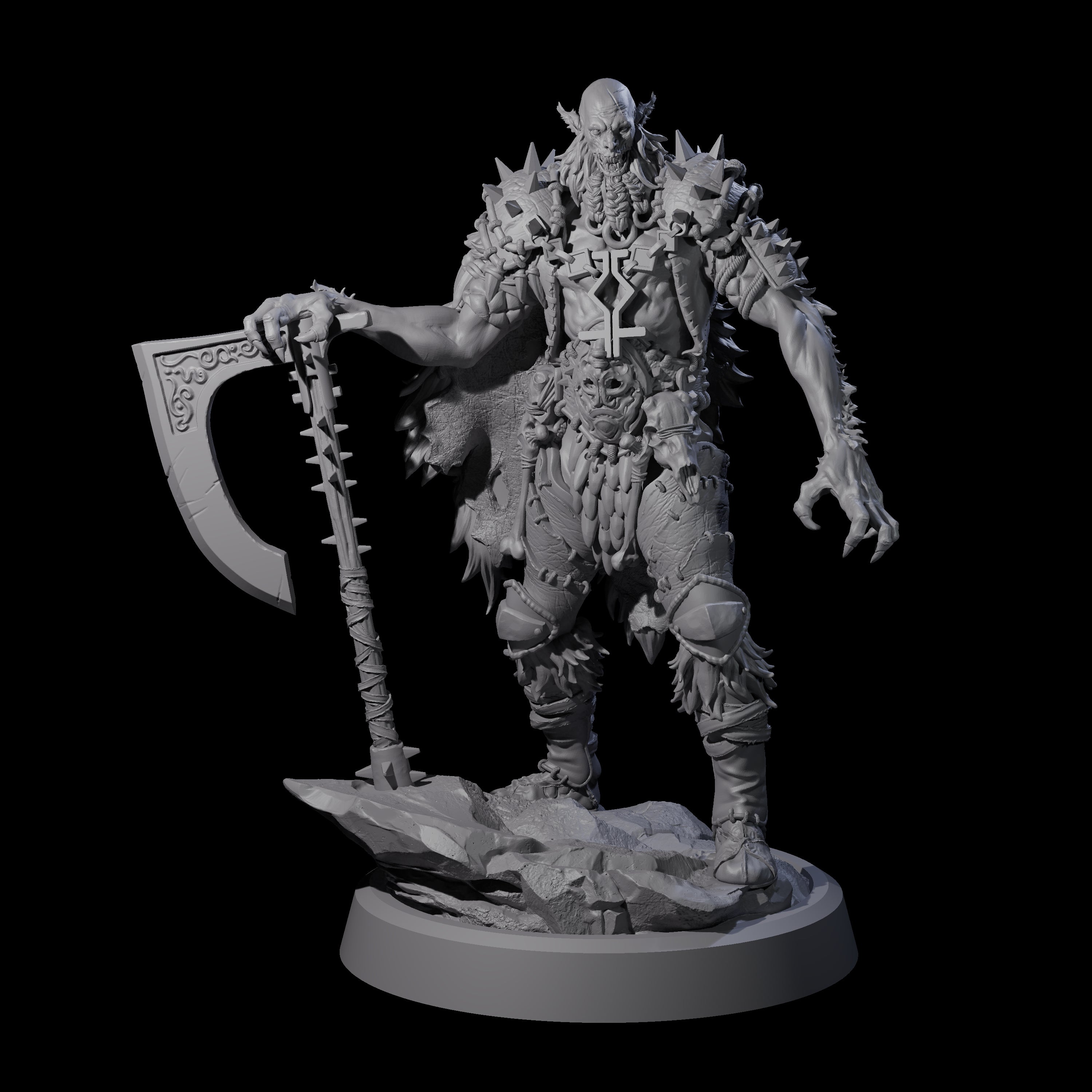 Wicked Hobgoblin Paladin Miniature for Dungeons and Dragons, Pathfinder or other TTRPGs