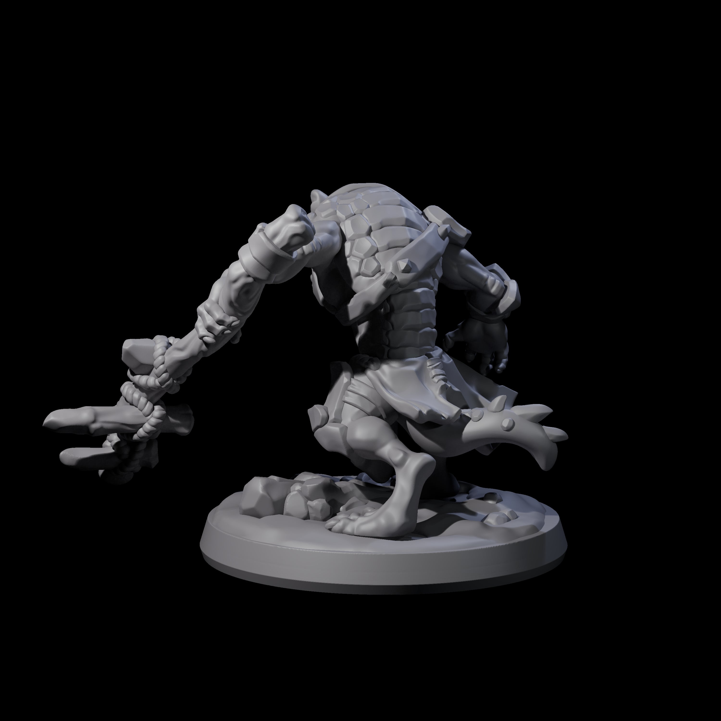 Wild Raging Kobold A Miniature for Dungeons and Dragons, Pathfinder or other TTRPGs