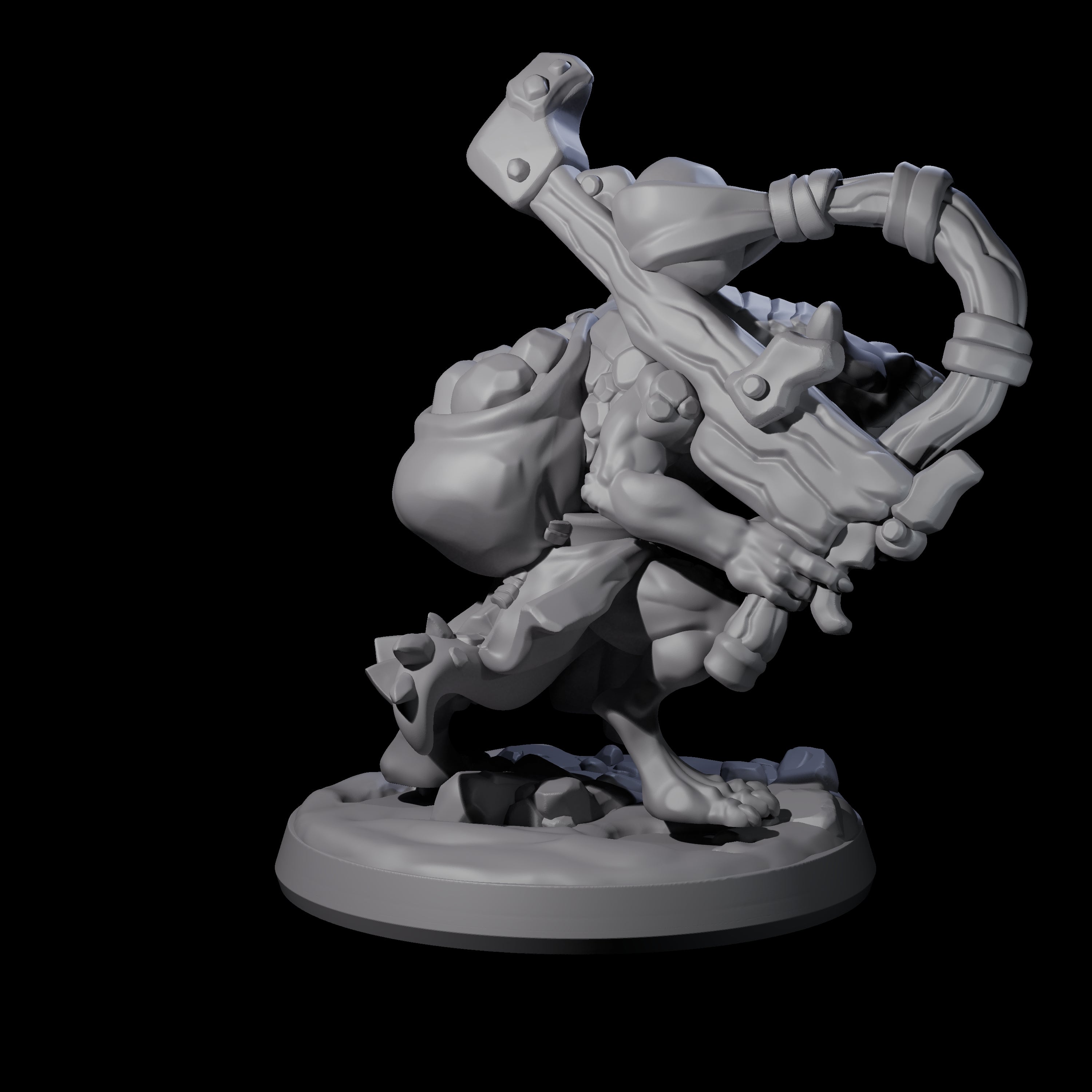 Wild Raging Kobold A Miniature for Dungeons and Dragons, Pathfinder or other TTRPGs