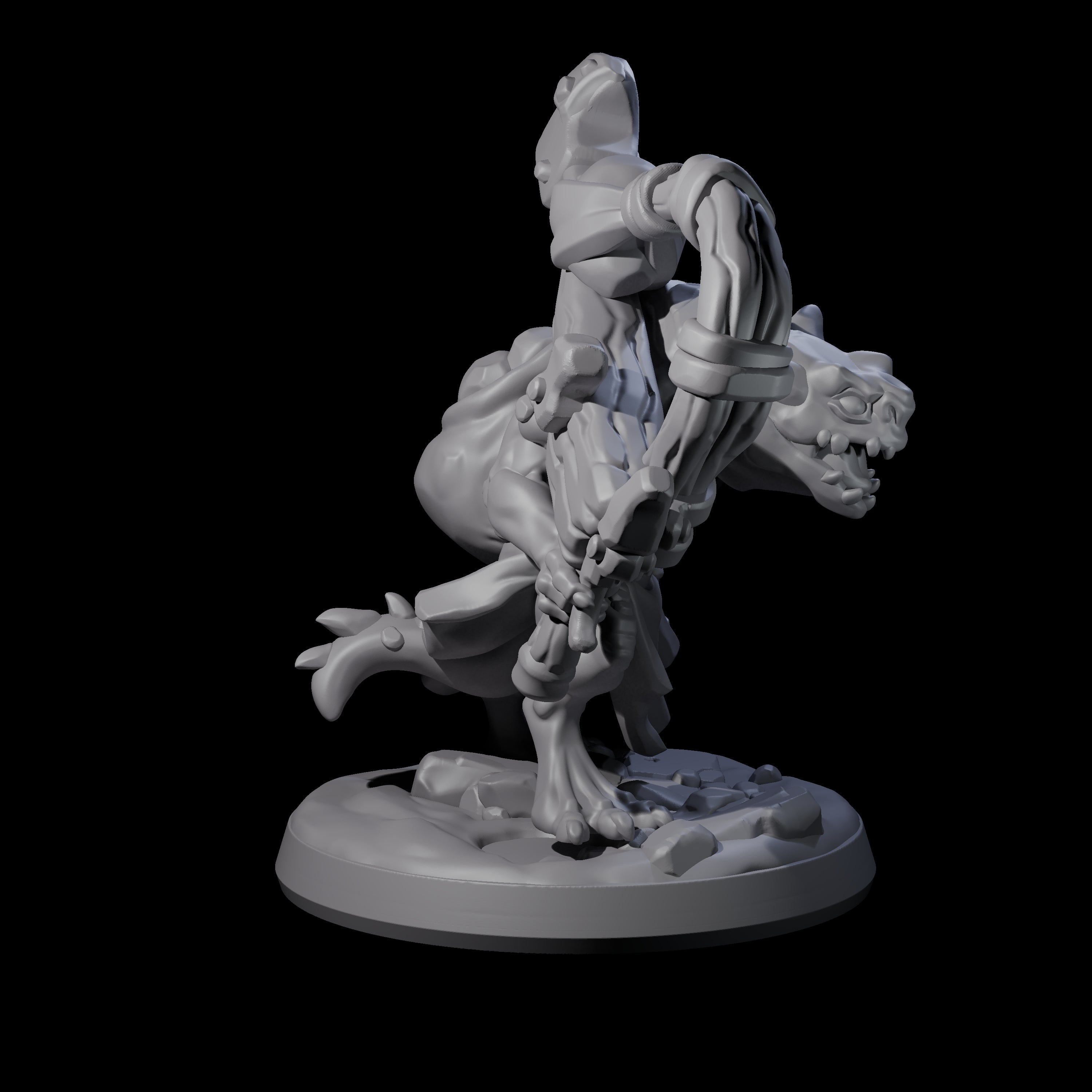 Wild Raging Kobold A Miniature for Dungeons and Dragons, Pathfinder or other TTRPGs