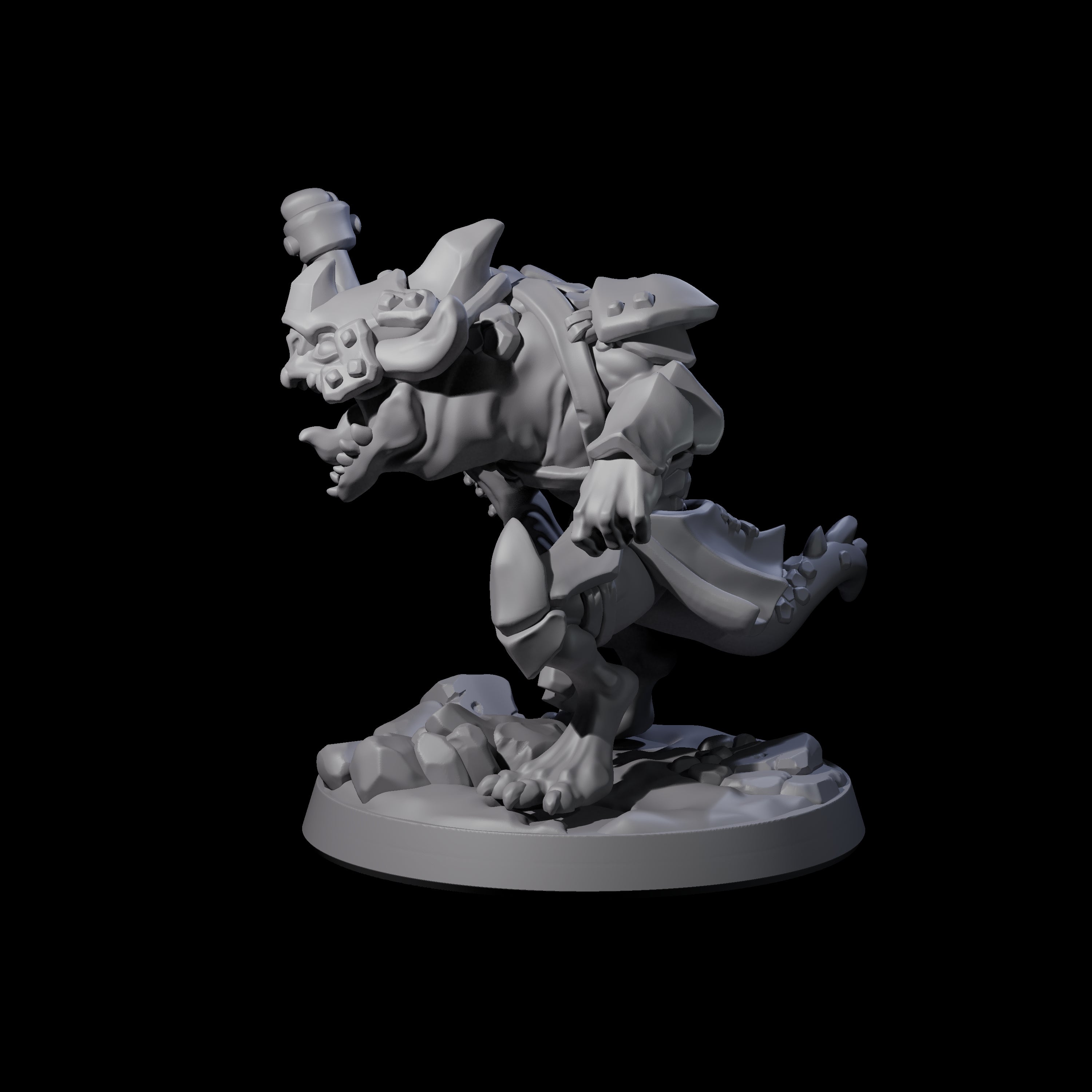 Wild Raging Kobold B Miniature for Dungeons and Dragons, Pathfinder or other TTRPGs