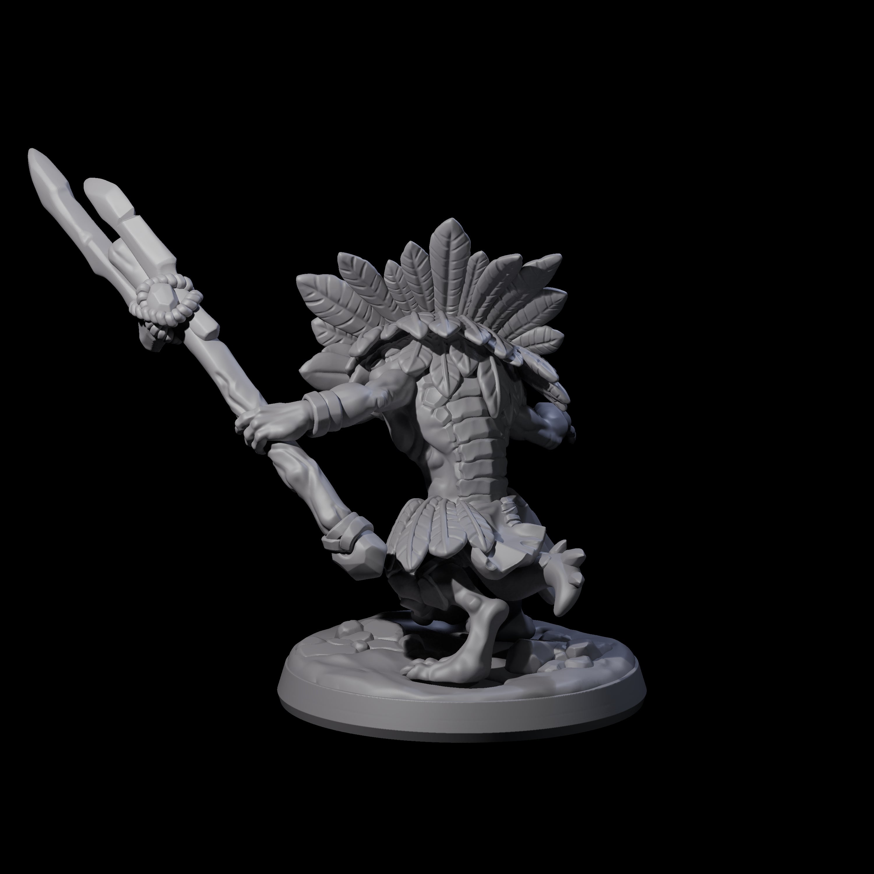 Wild Raging Kobold C Miniature for Dungeons and Dragons, Pathfinder or other TTRPGs