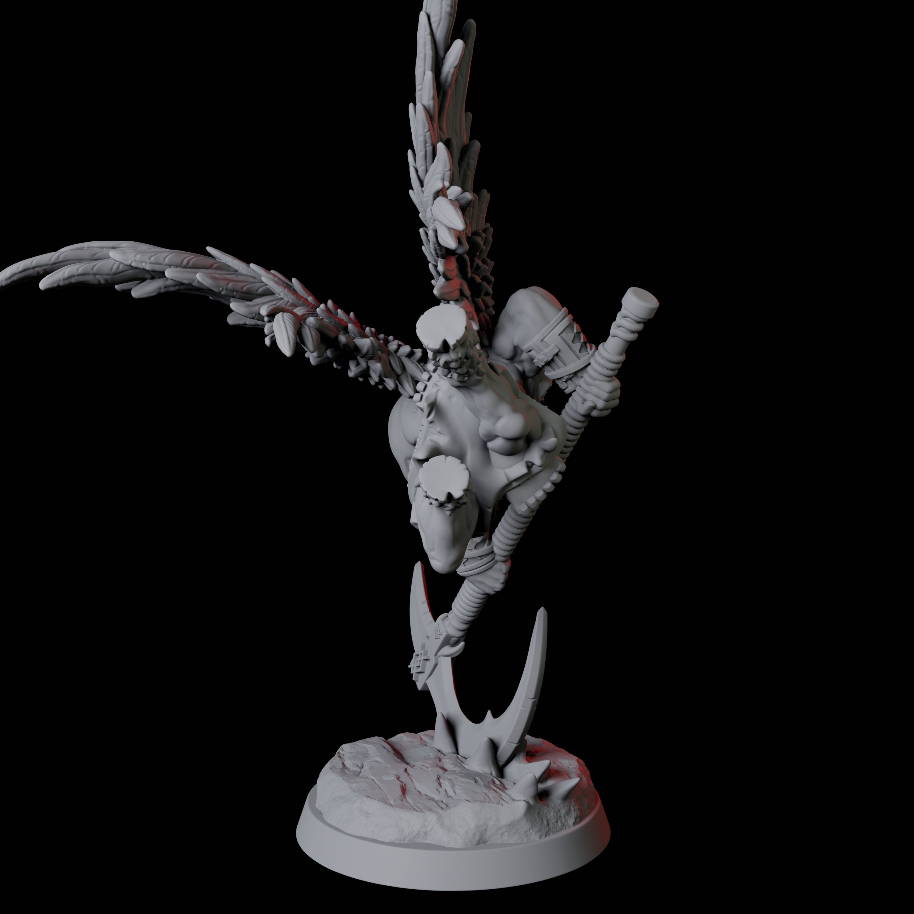 Winged Bull Man C Miniature for Dungeons and Dragons, Pathfinder or other TTRPGs