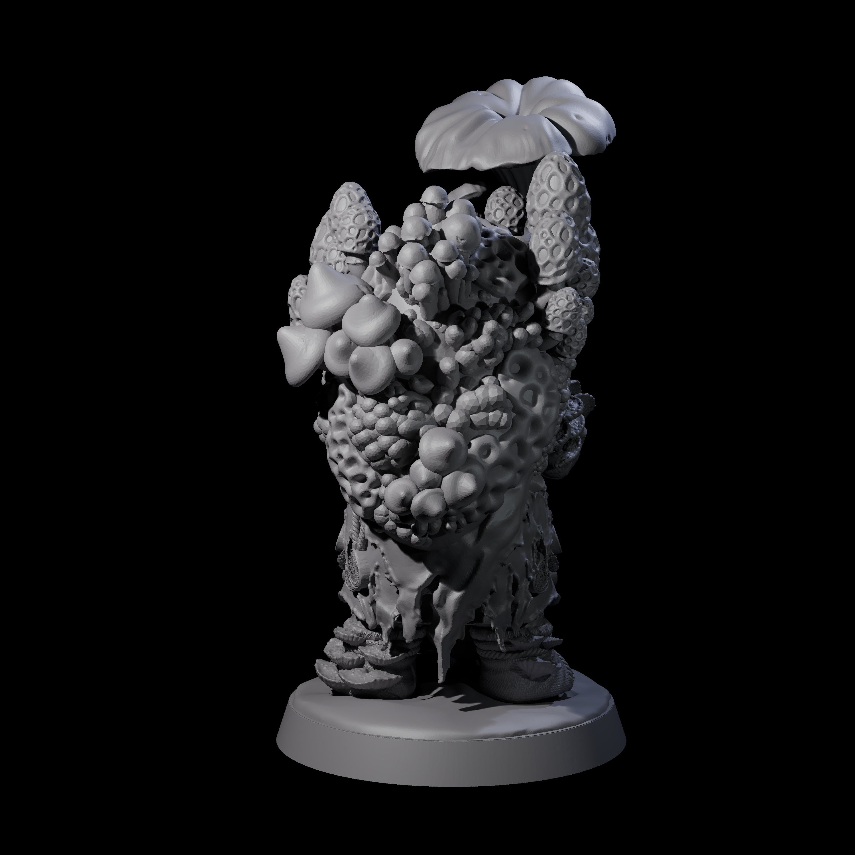 Wise Fungal Tortle Sage Miniature for Dungeons and Dragons, Pathfinder or other TTRPGs