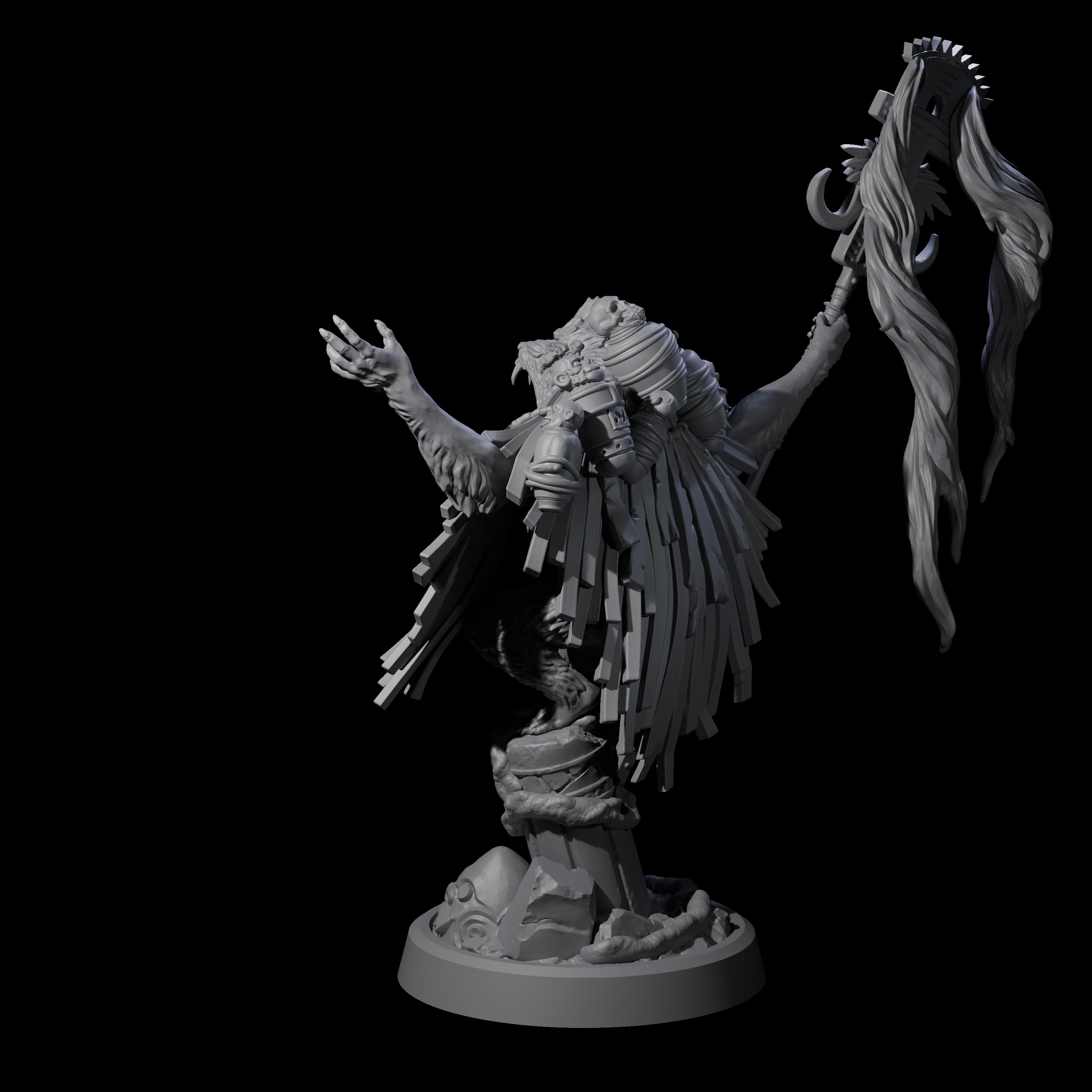 Wise Hazodee Elder A Miniature for Dungeons and Dragons, Pathfinder or other TTRPGs