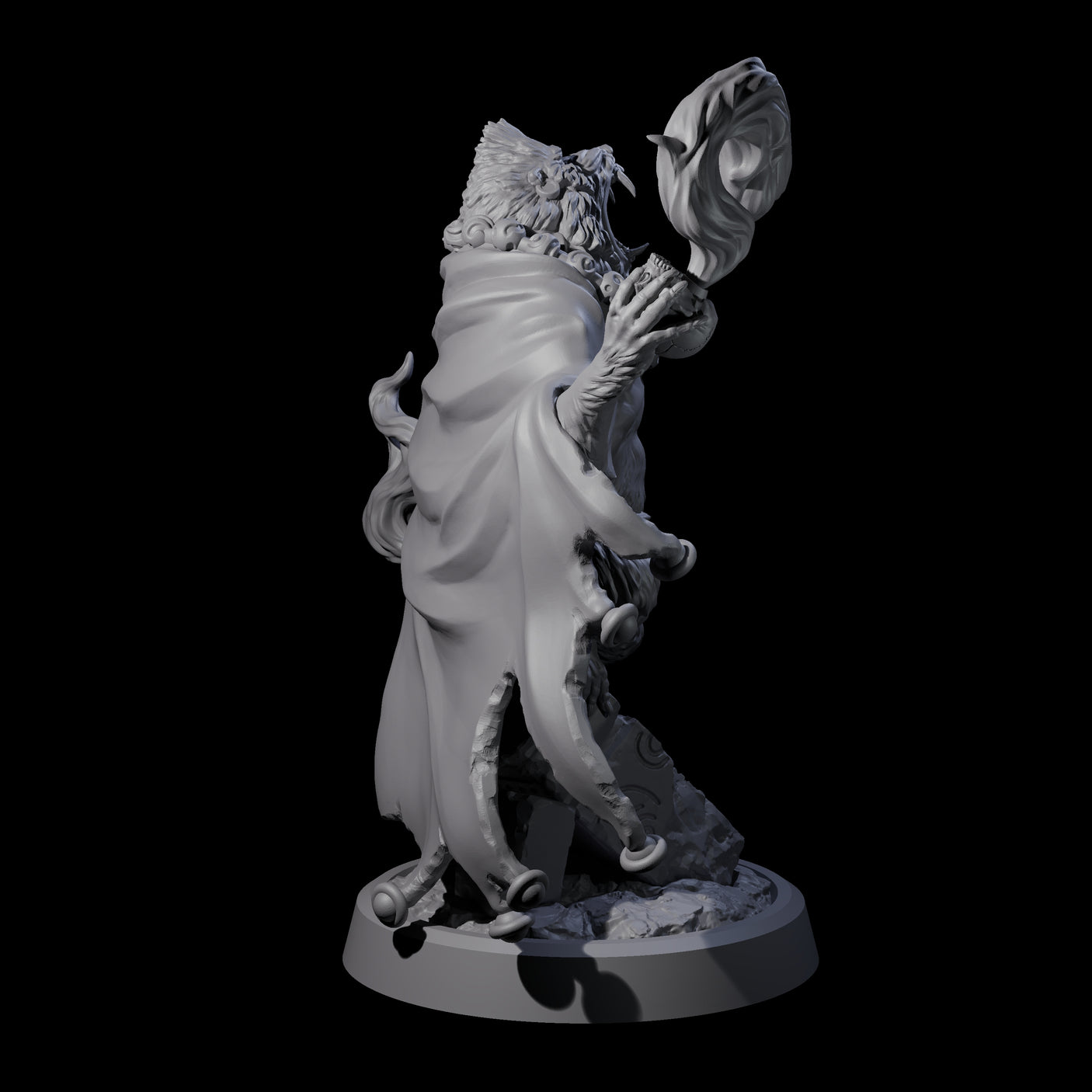 Wise Hazodee Elder B Miniature for Dungeons and Dragons, Pathfinder or other TTRPGs