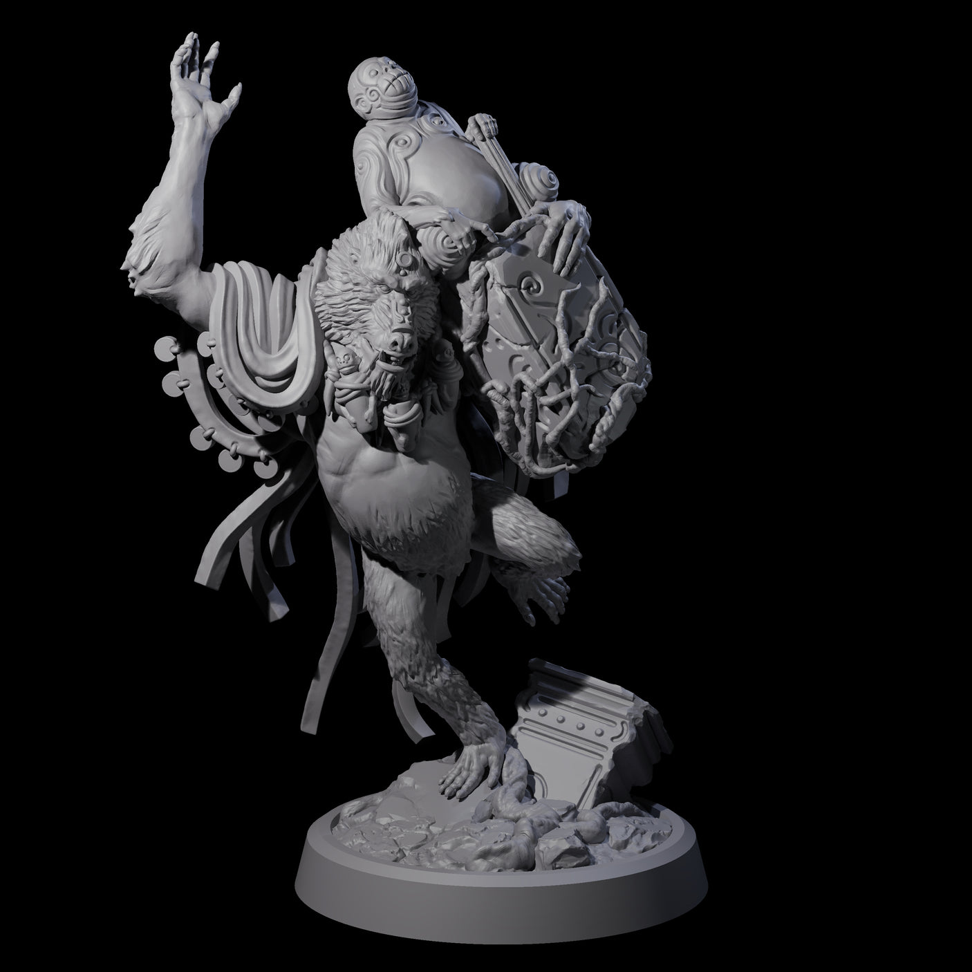 Wise Hazodee Elder C Miniature for Dungeons and Dragons, Pathfinder or other TTRPGs