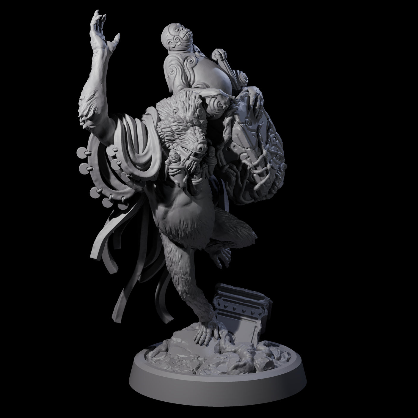 Wise Hazodee Elder C Miniature for Dungeons and Dragons, Pathfinder or other TTRPGs