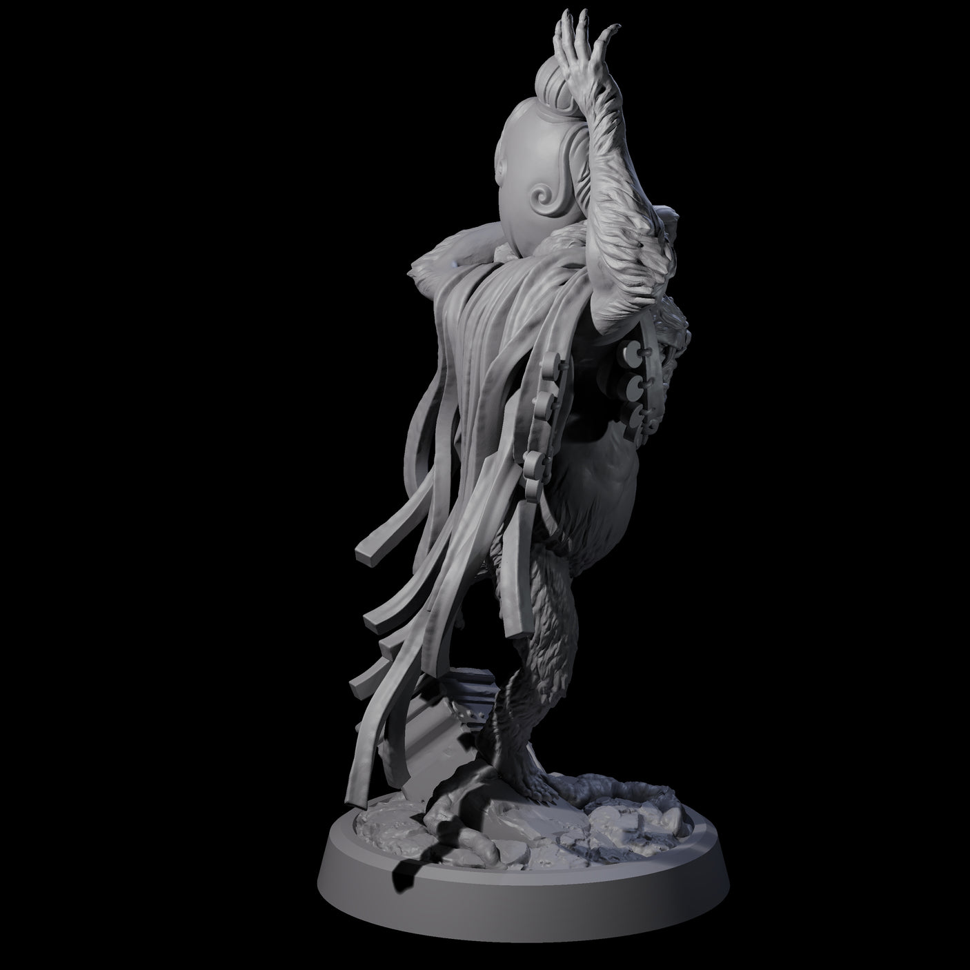 Wise Hazodee Elder C Miniature for Dungeons and Dragons, Pathfinder or other TTRPGs