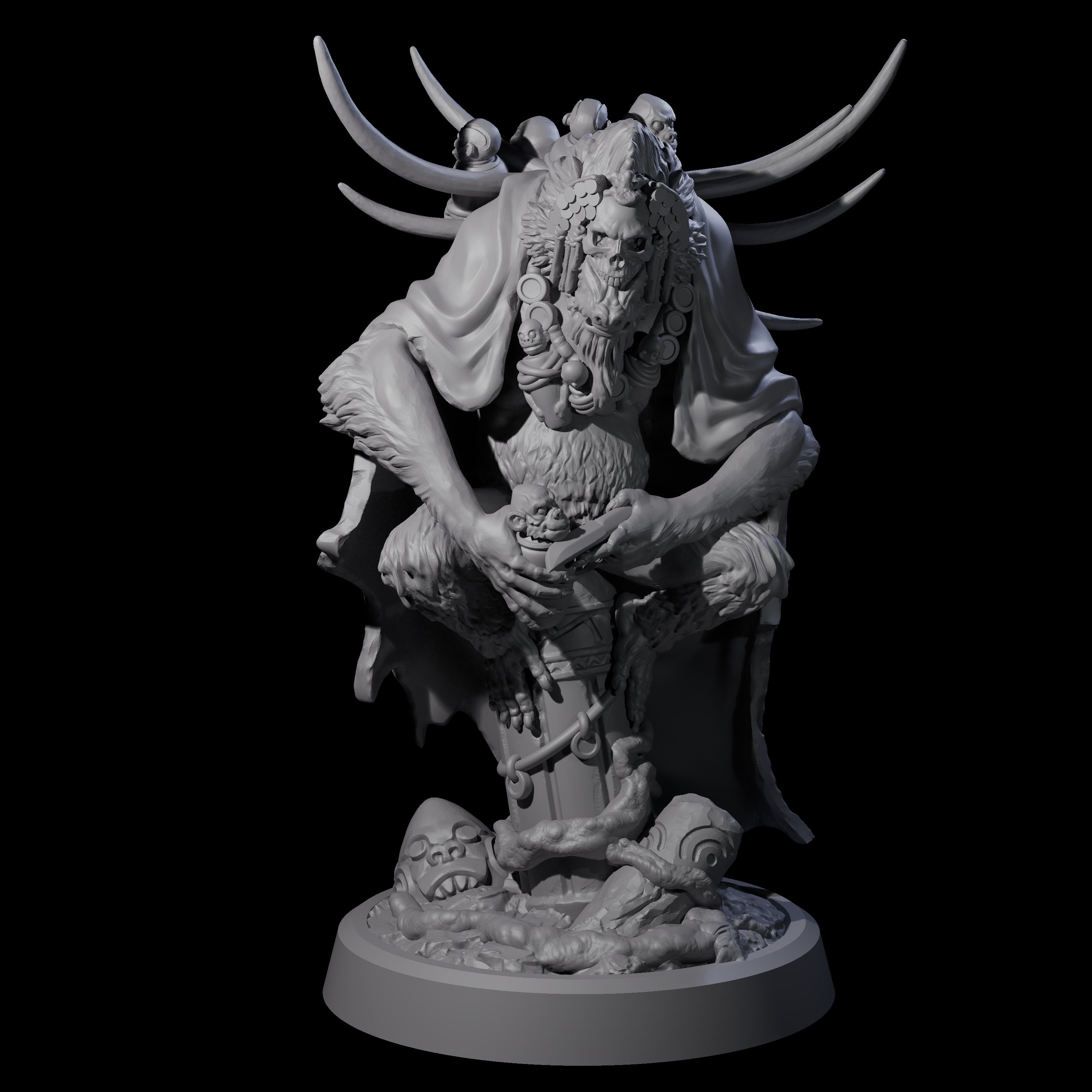 Wise Hazodee Elder D Miniature for Dungeons and Dragons, Pathfinder or other TTRPGs