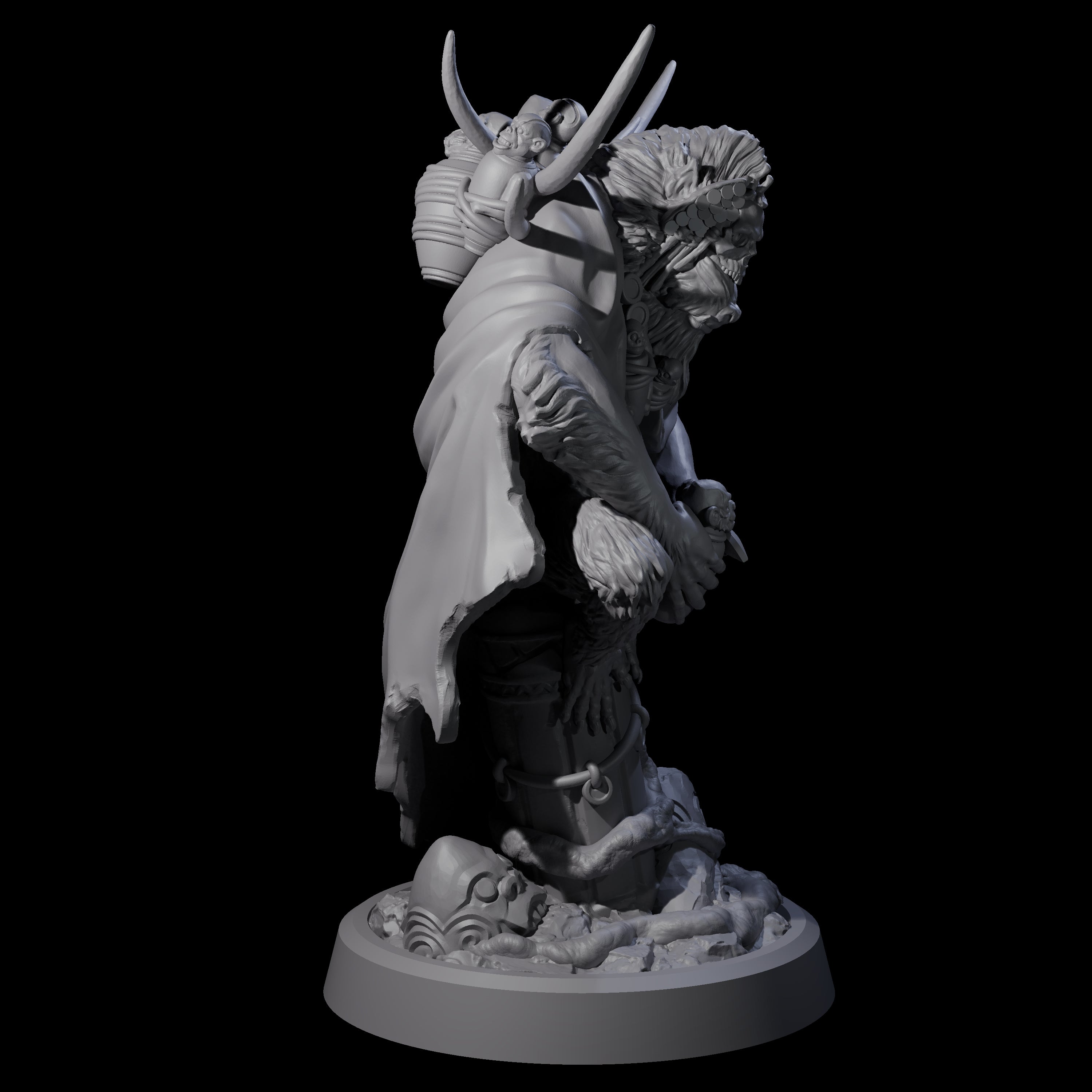 Wise Hazodee Elder D Miniature for Dungeons and Dragons, Pathfinder or other TTRPGs