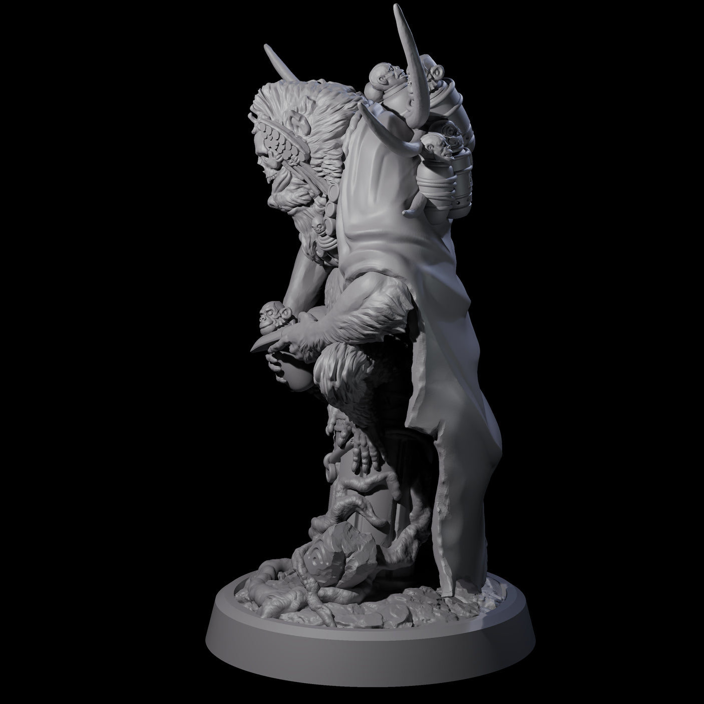 Wise Hazodee Elder D Miniature for Dungeons and Dragons, Pathfinder or other TTRPGs
