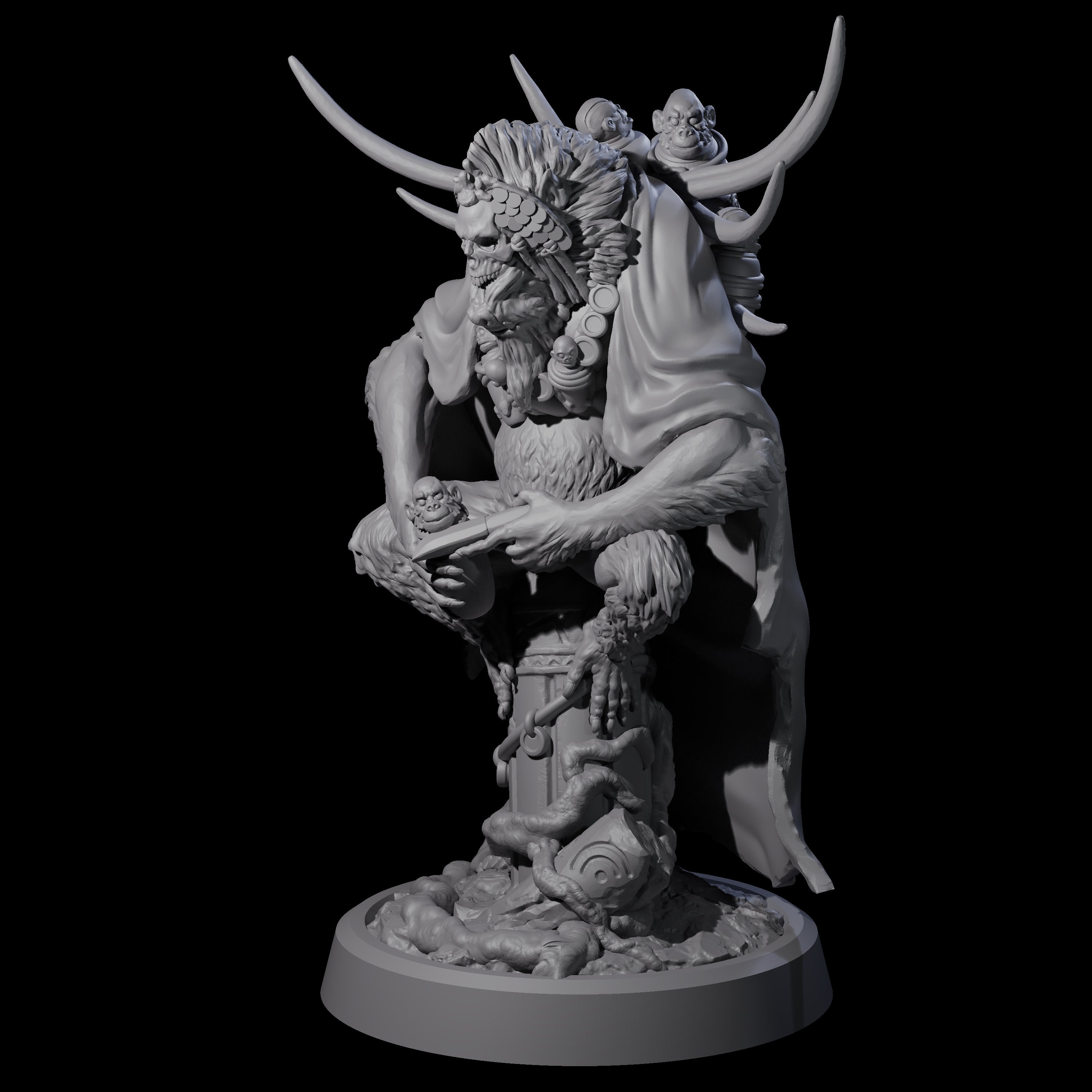 Wise Hazodee Elder D Miniature for Dungeons and Dragons, Pathfinder or other TTRPGs