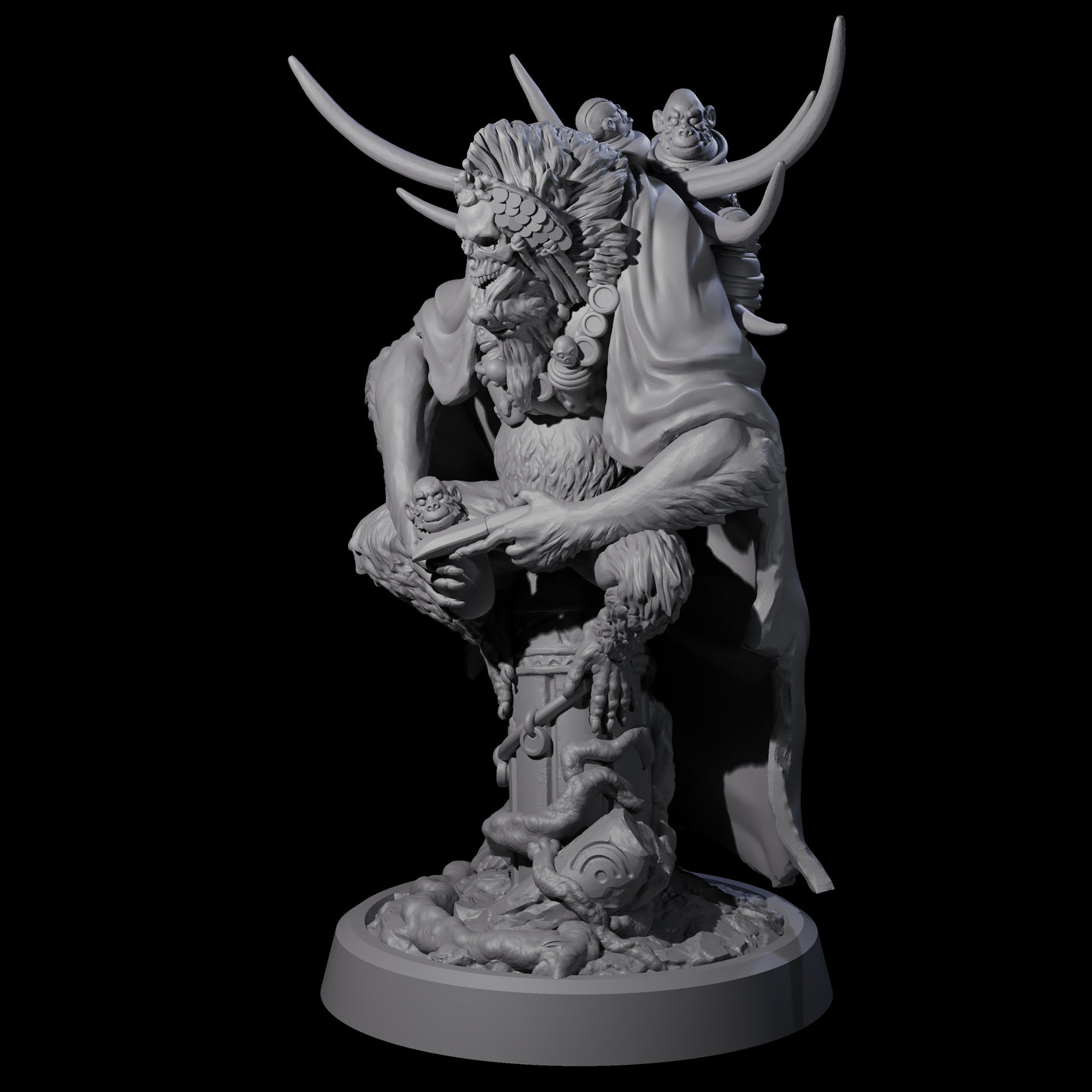 Wise Hazodee Elder D Miniature for Dungeons and Dragons, Pathfinder or other TTRPGs
