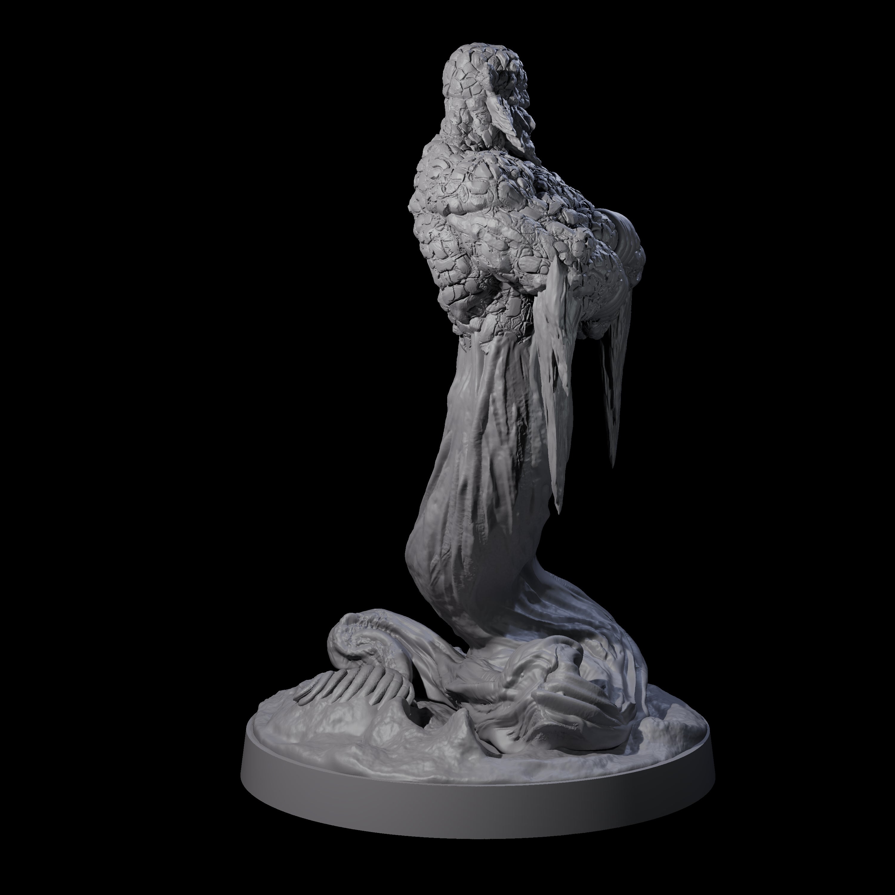 Wise Sand Djinni Miniature for Dungeons and Dragons, Pathfinder or other TTRPGs
