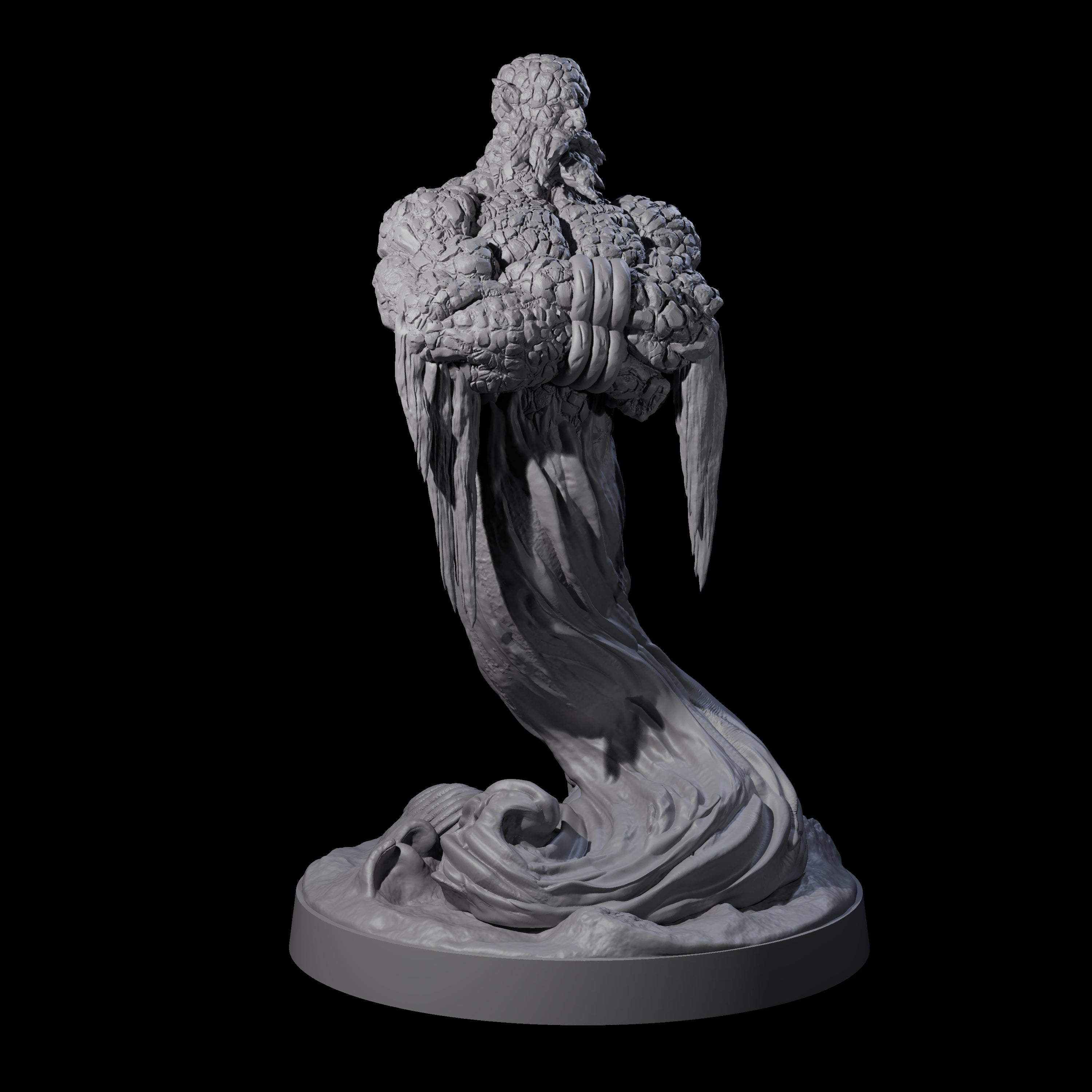 Wise Sand Djinni Miniature for Dungeons and Dragons, Pathfinder or other TTRPGs