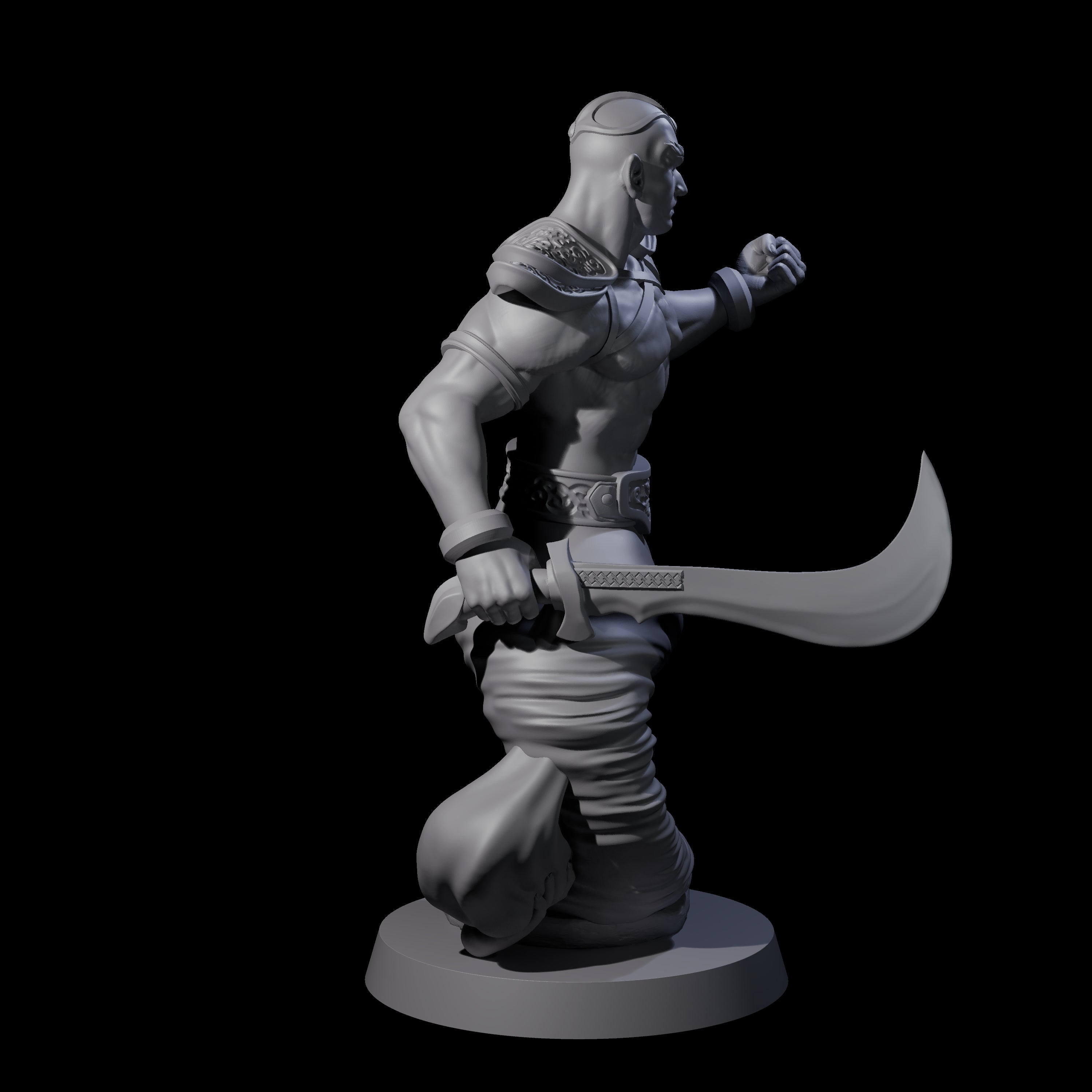 Wish Granting Djinni Miniature for Dungeons and Dragons, Pathfinder or other TTRPGs