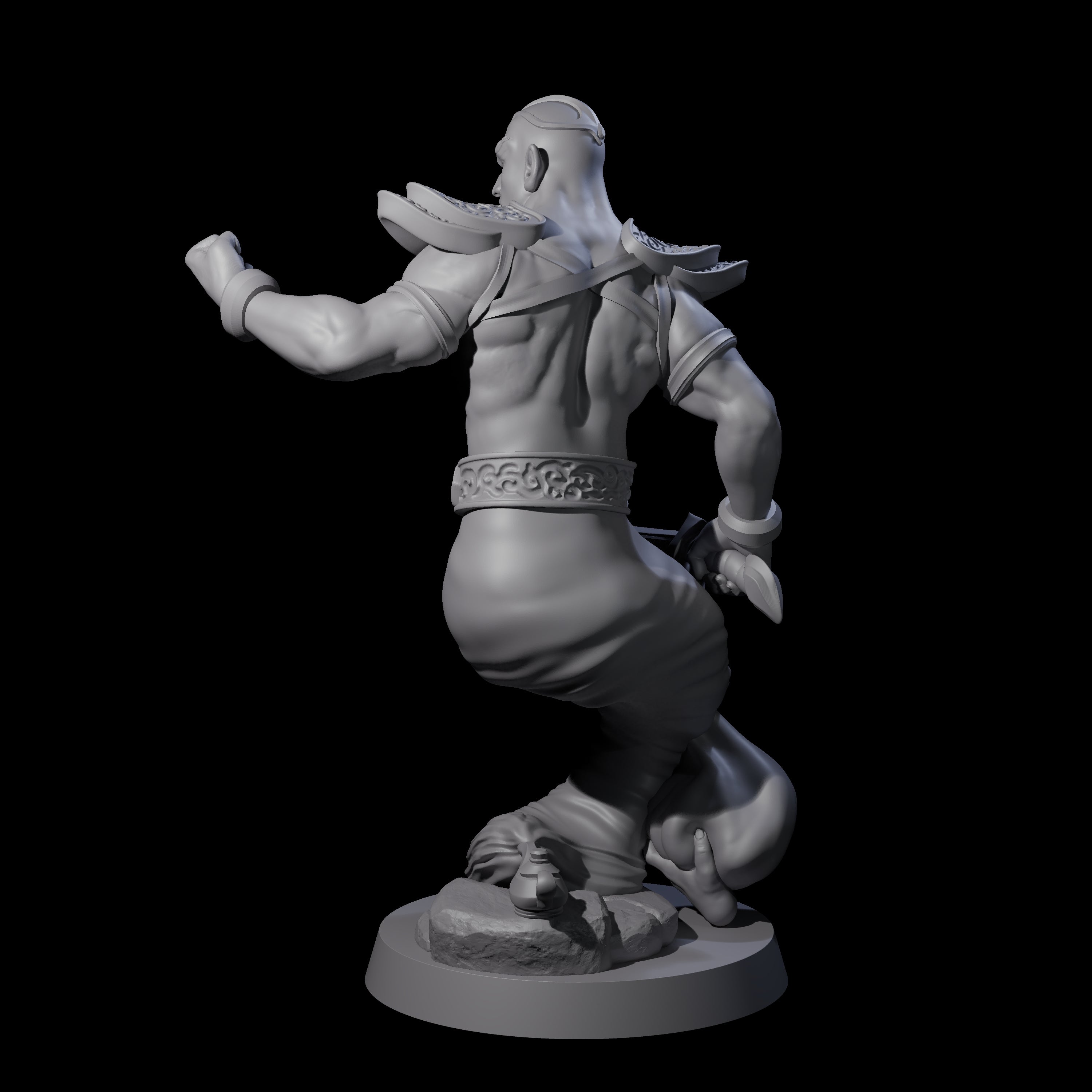Wish Granting Djinni Miniature for Dungeons and Dragons, Pathfinder or other TTRPGs