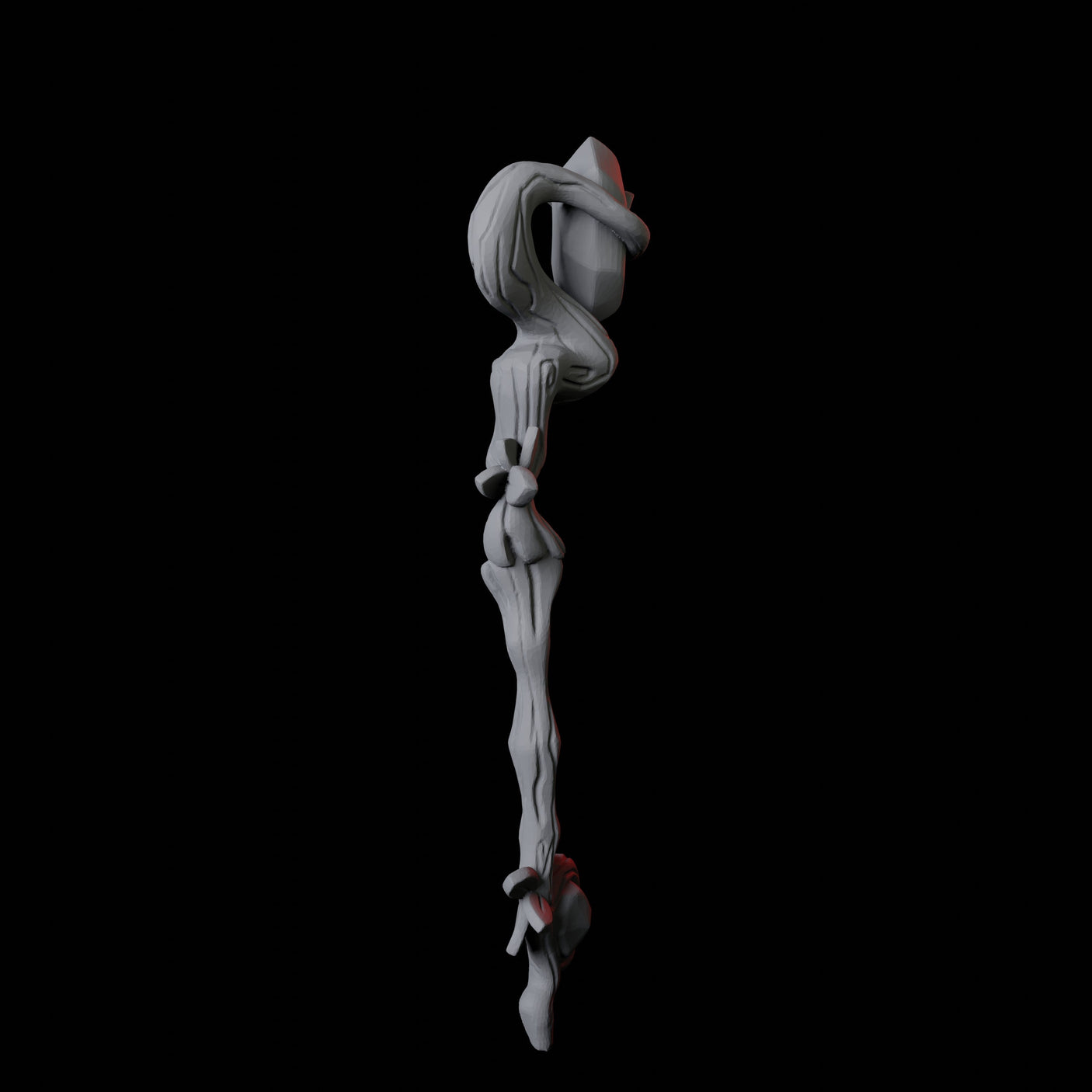 Wizard Staff A Miniature for Dungeons and Dragons, Pathfinder or other TTRPGs