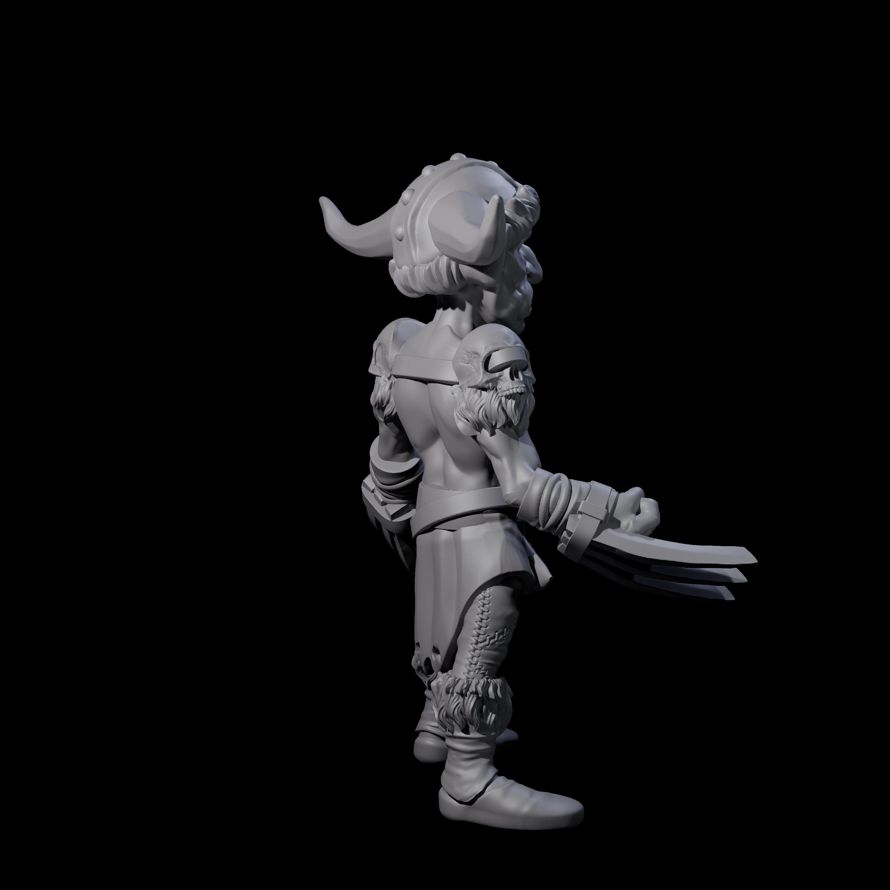 Wolverine-like Goblin Barbarian Miniature for Dungeons and Dragons, Pathfinder or other TTRPGs