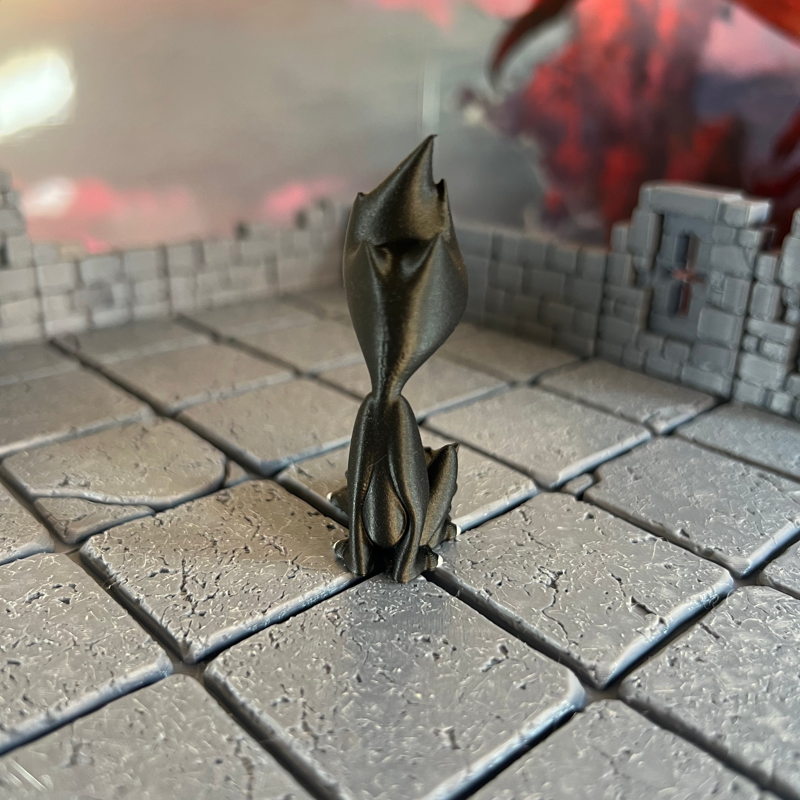 Wolves Howling Pouncing Pair Multicolour Table Ready Miniatures Miniature for Dungeons and Dragons, Pathfinder or other TTRPGs