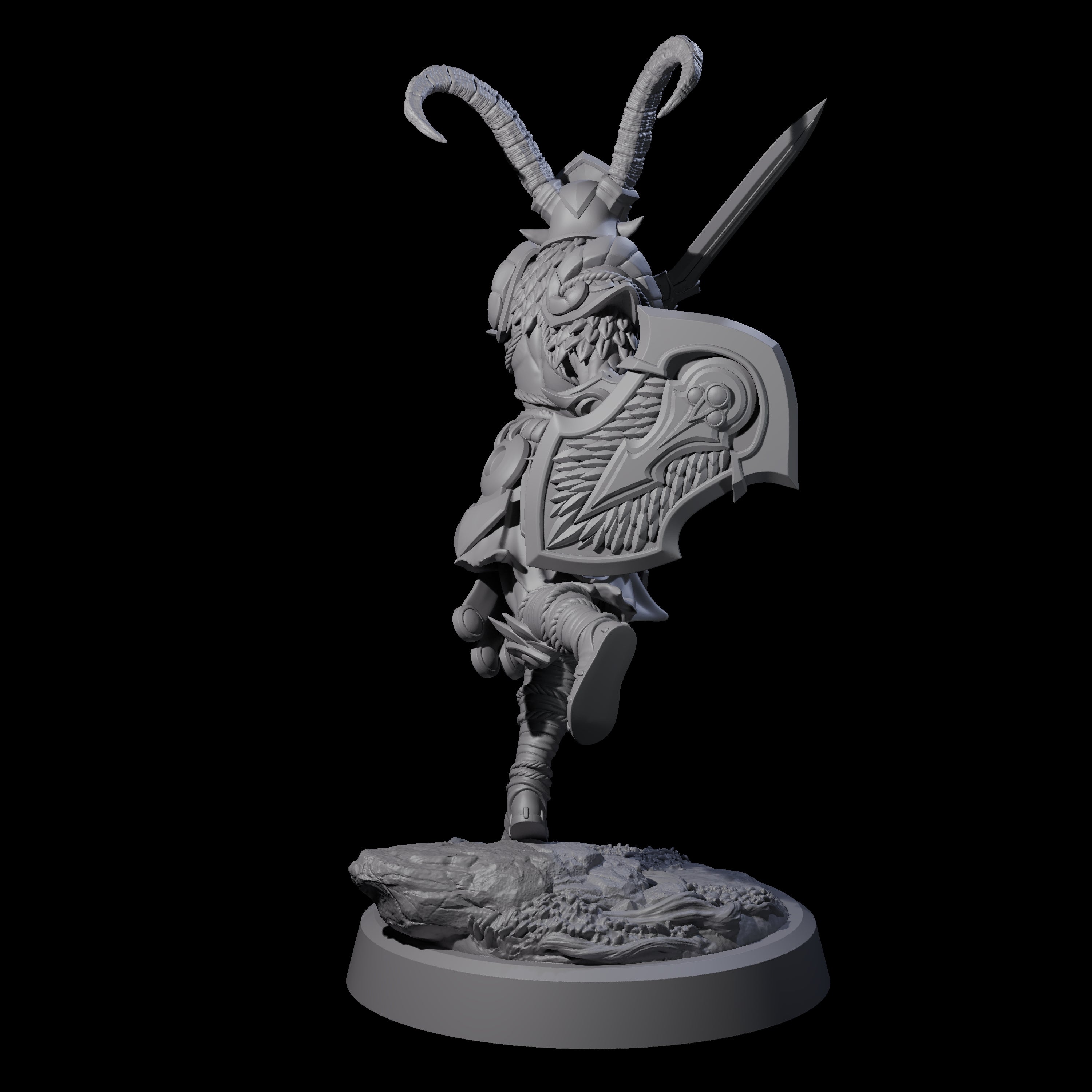 Woodland Armoured Elf Fighter A Miniature for Dungeons and Dragons, Pathfinder or other TTRPGs