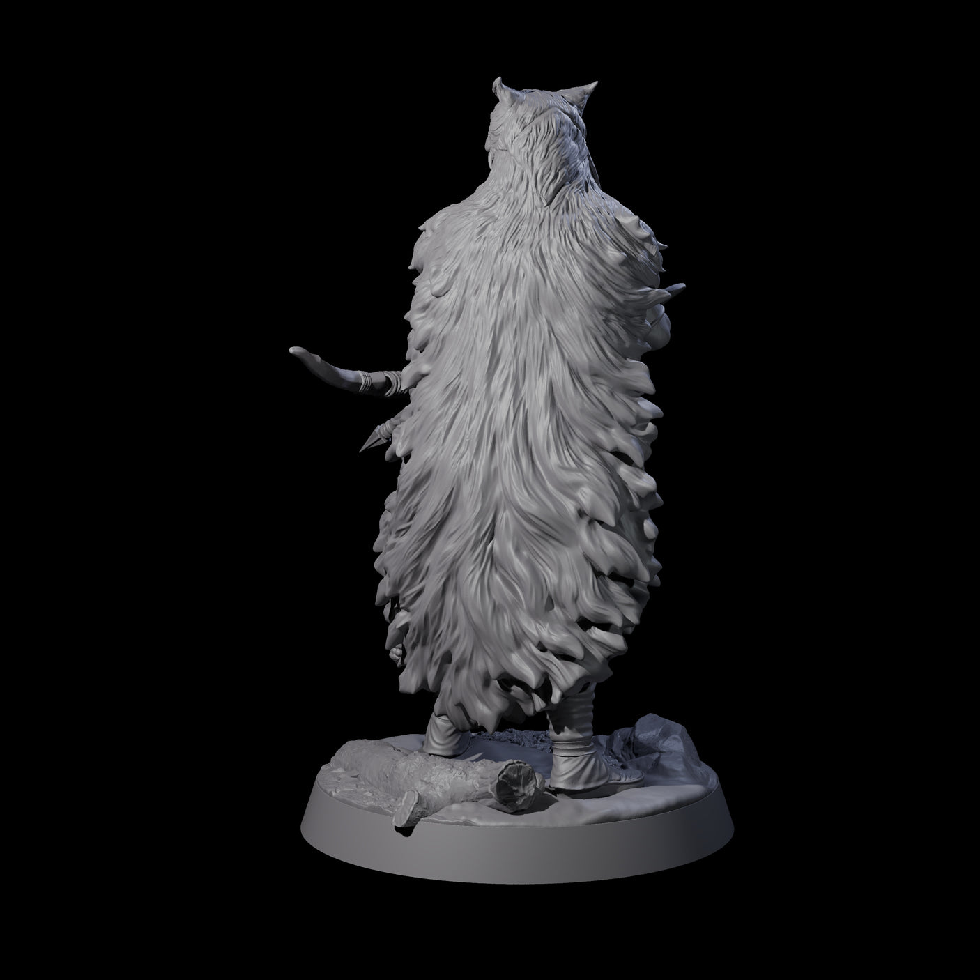 Woodland Hunt Master Miniature for Dungeons and Dragons, Pathfinder or other TTRPGs