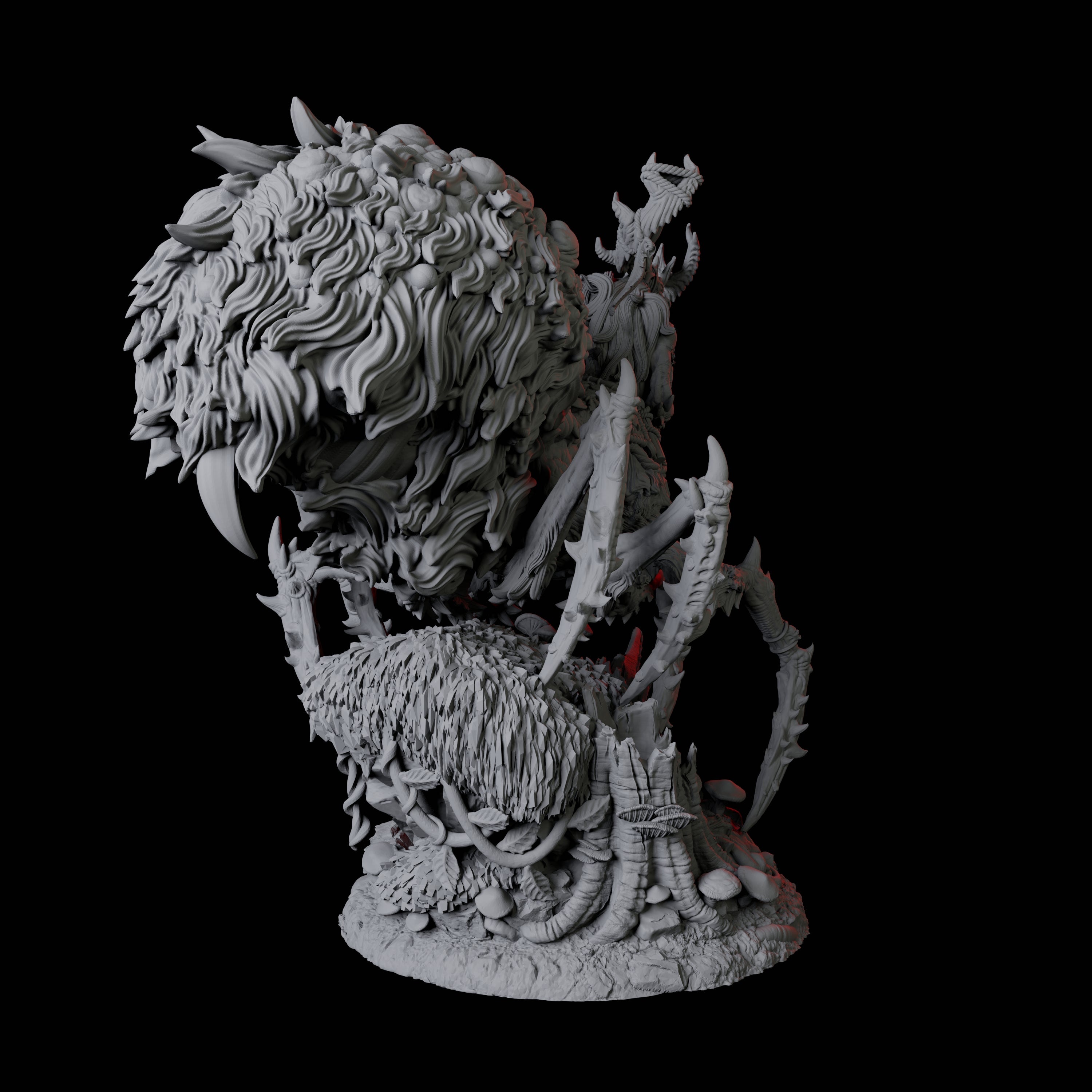 Woodland Yakfolk Drider Miniature for Dungeons and Dragons, Pathfinder or other TTRPGs
