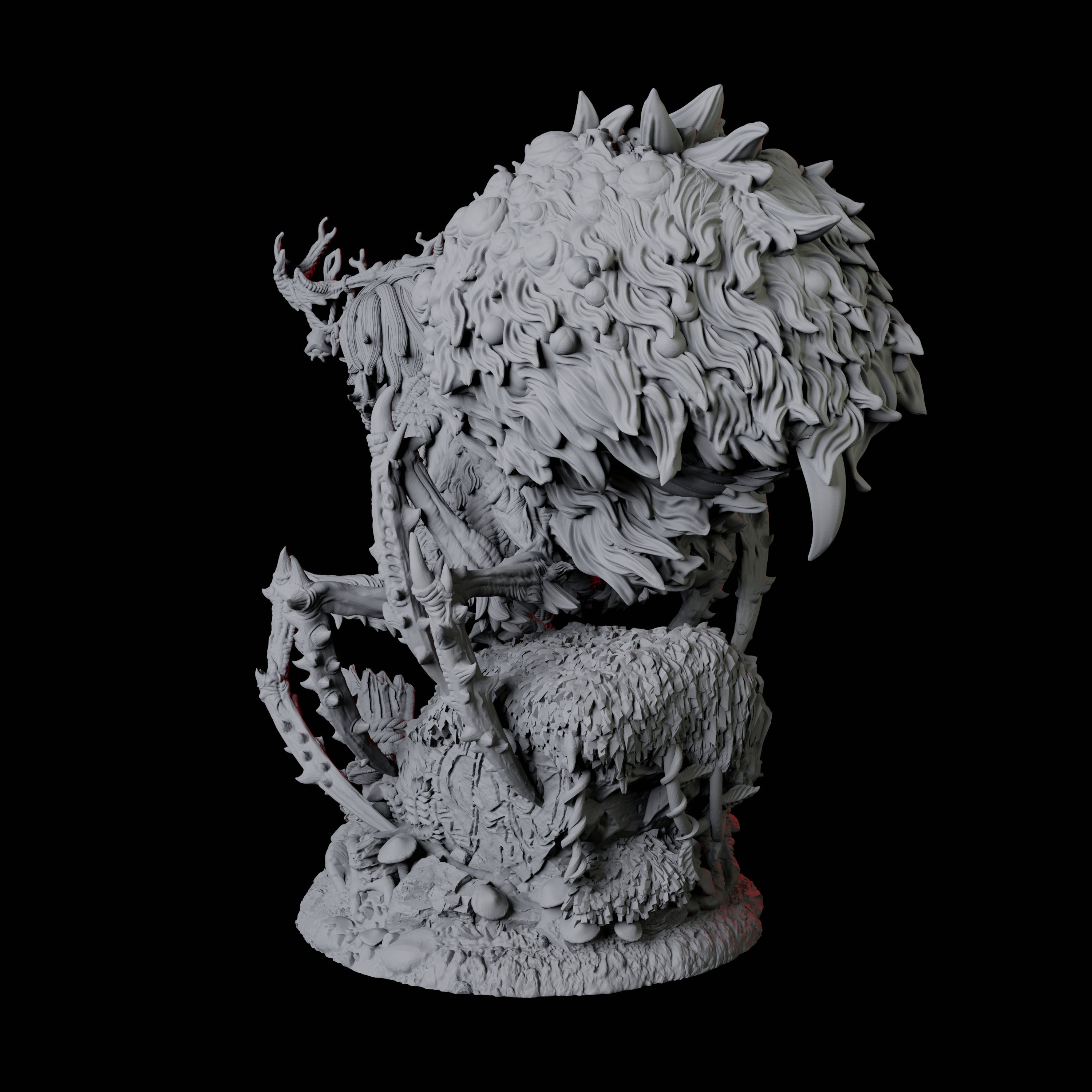 Woodland Yakfolk Drider Miniature for Dungeons and Dragons, Pathfinder or other TTRPGs
