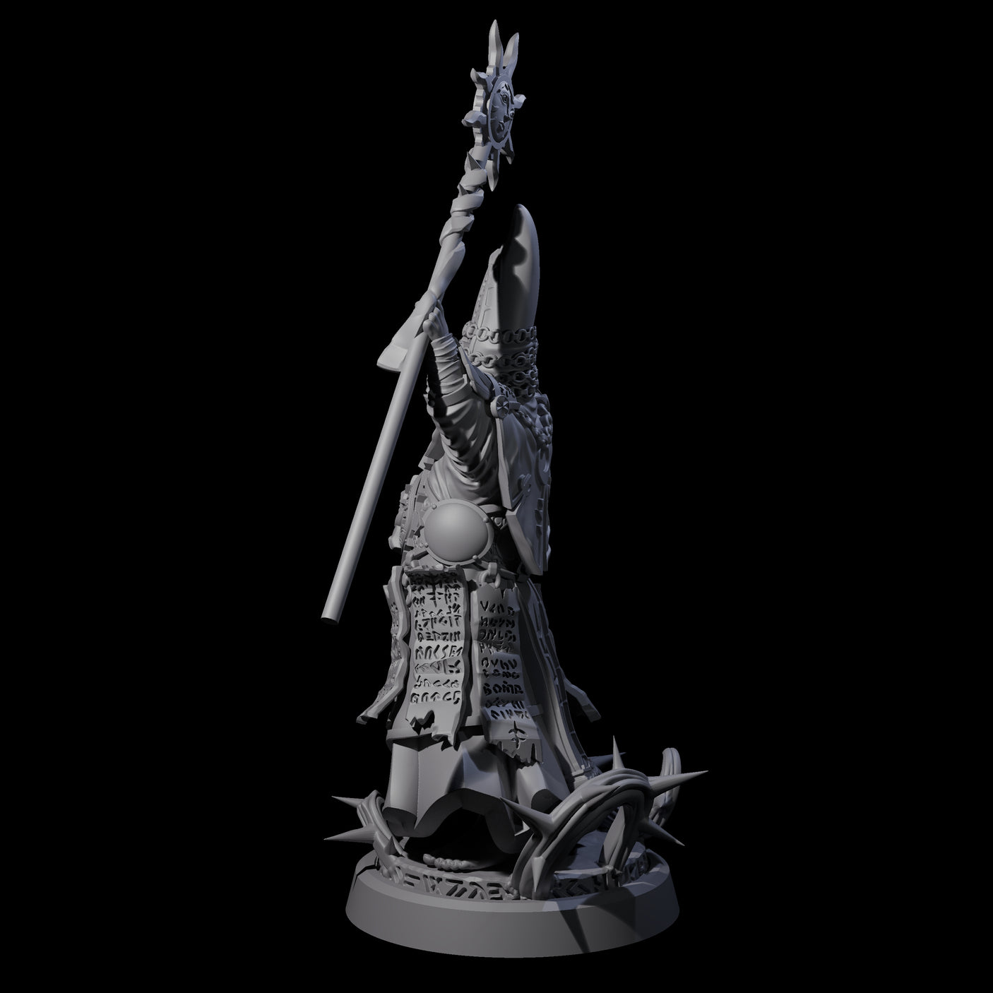 Worshipping Masked Clergy B Miniature for Dungeons and Dragons, Pathfinder or other TTRPGs