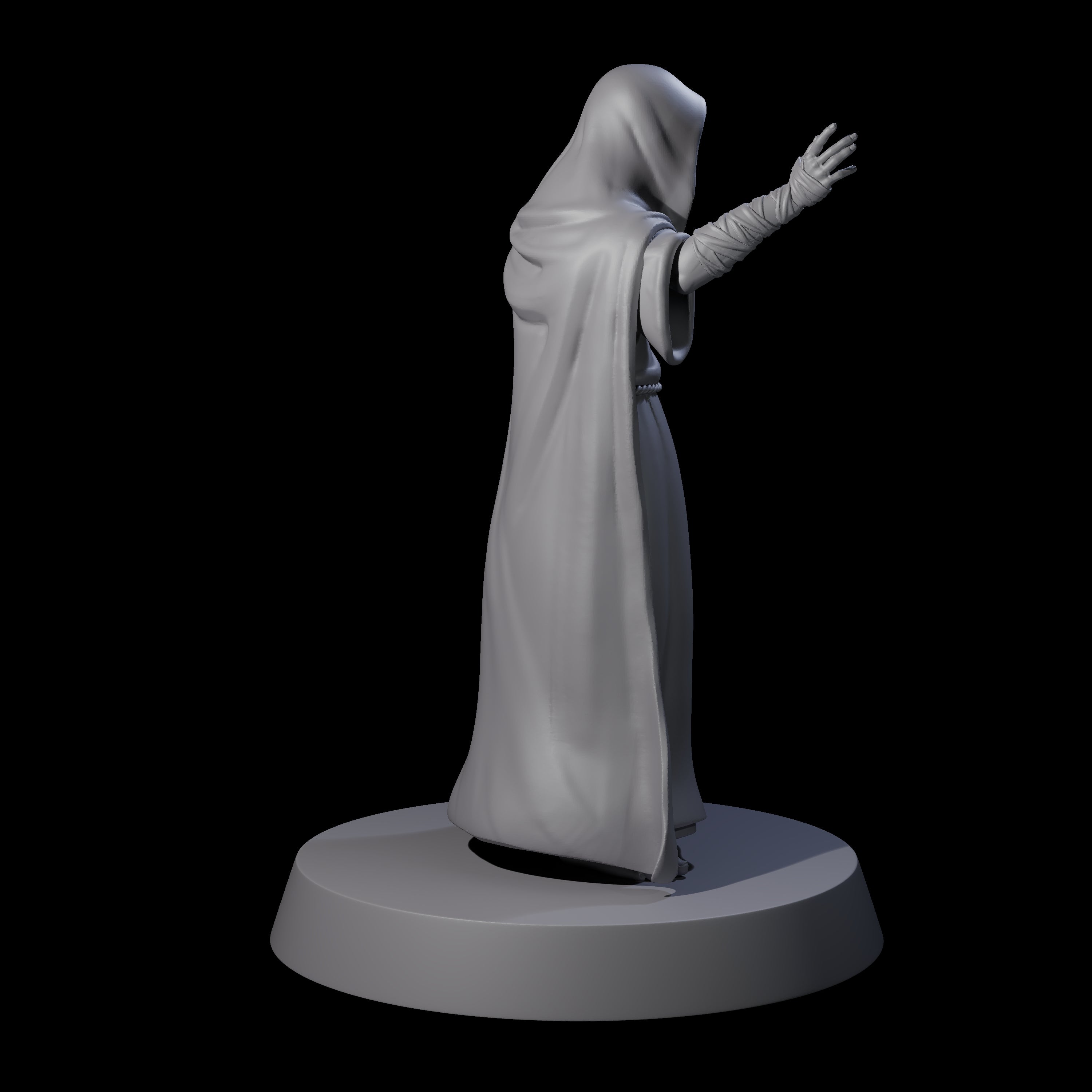 Worshipping Undead Nun Miniature for Dungeons and Dragons, Pathfinder or other TTRPGs