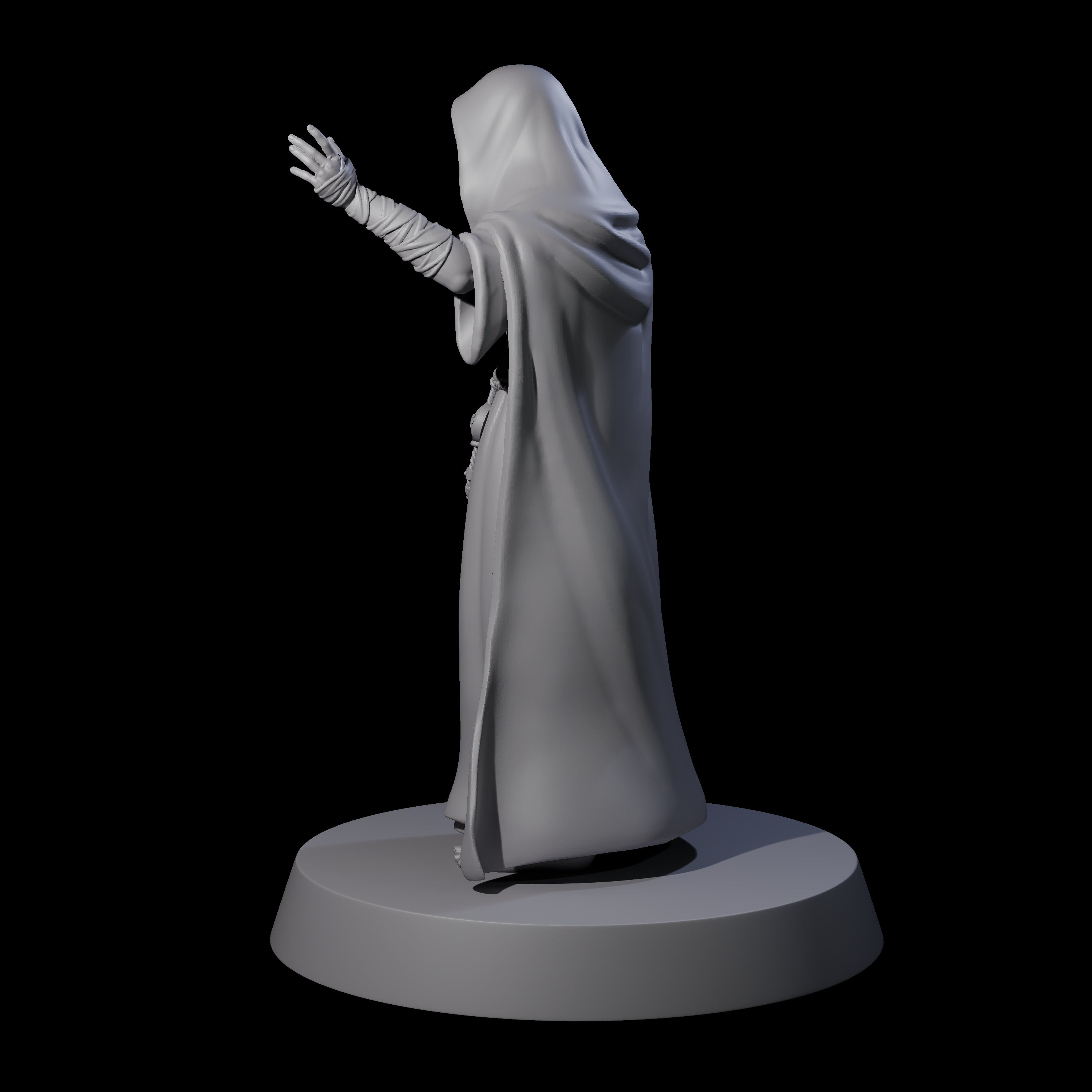 Worshipping Undead Nun Miniature for Dungeons and Dragons, Pathfinder or other TTRPGs