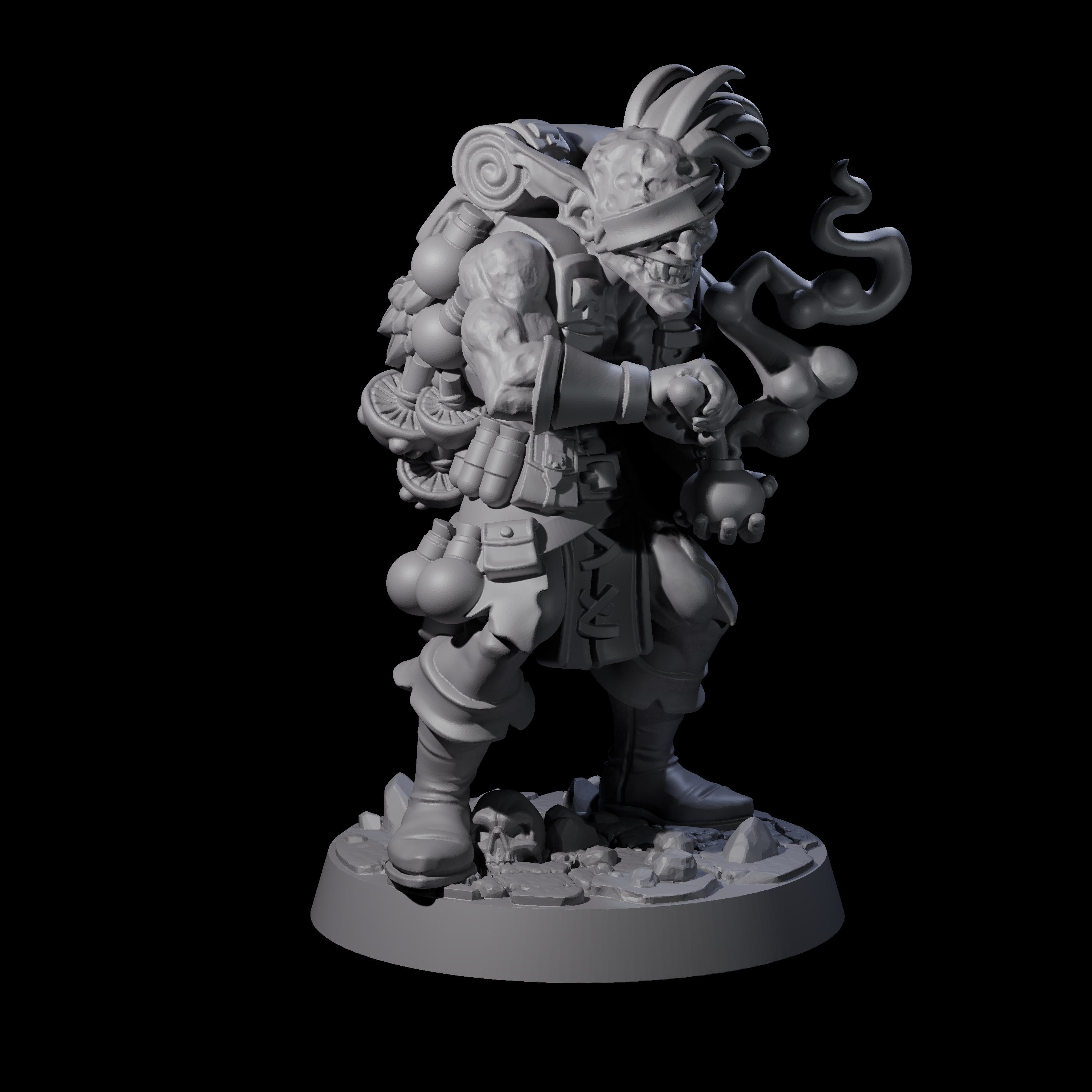 Wounded Goblin Alchemist Miniature for Dungeons and Dragons, Pathfinder or other TTRPGs