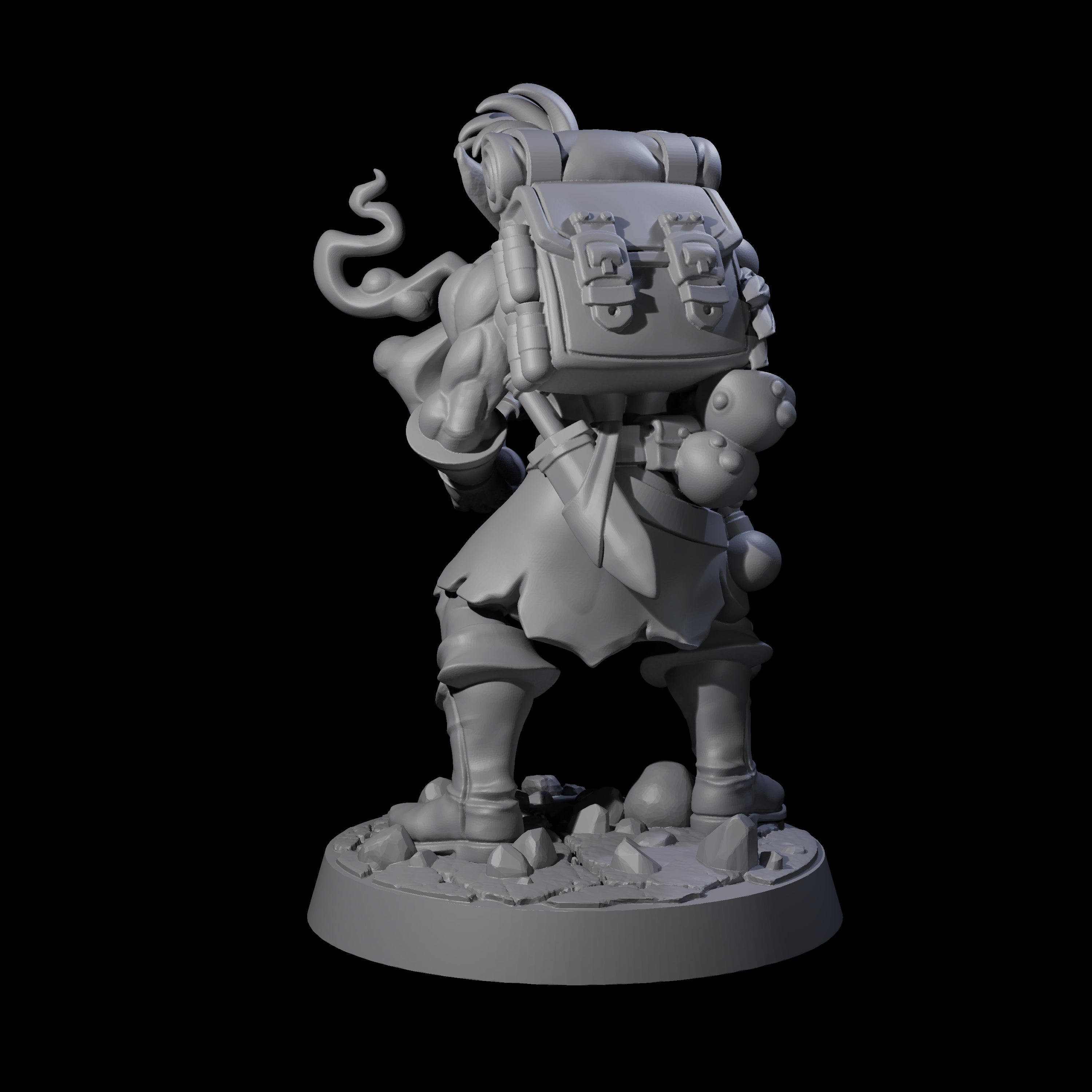Wounded Goblin Alchemist Miniature for Dungeons and Dragons, Pathfinder or other TTRPGs