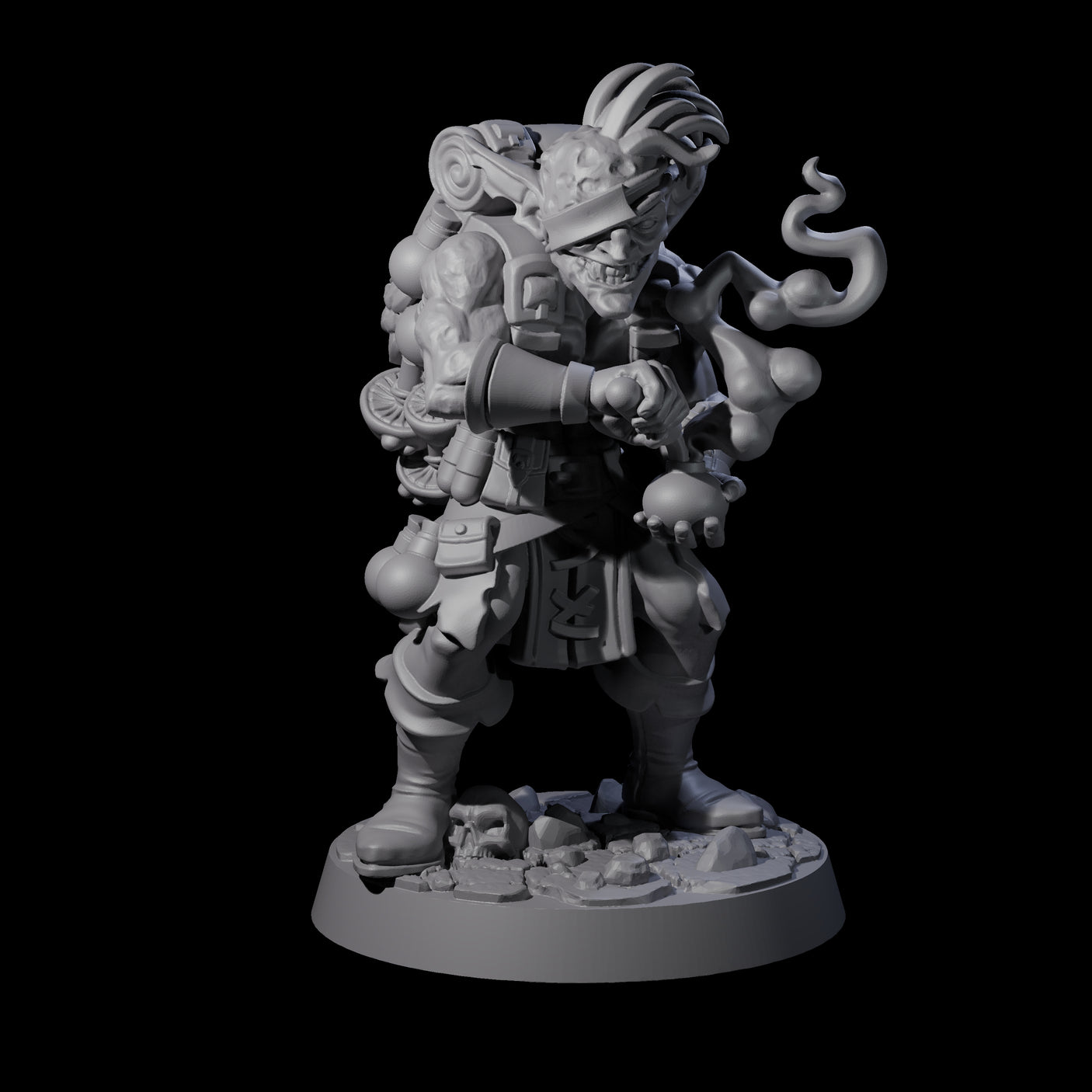 Wounded Goblin Alchemist Miniature for Dungeons and Dragons, Pathfinder or other TTRPGs