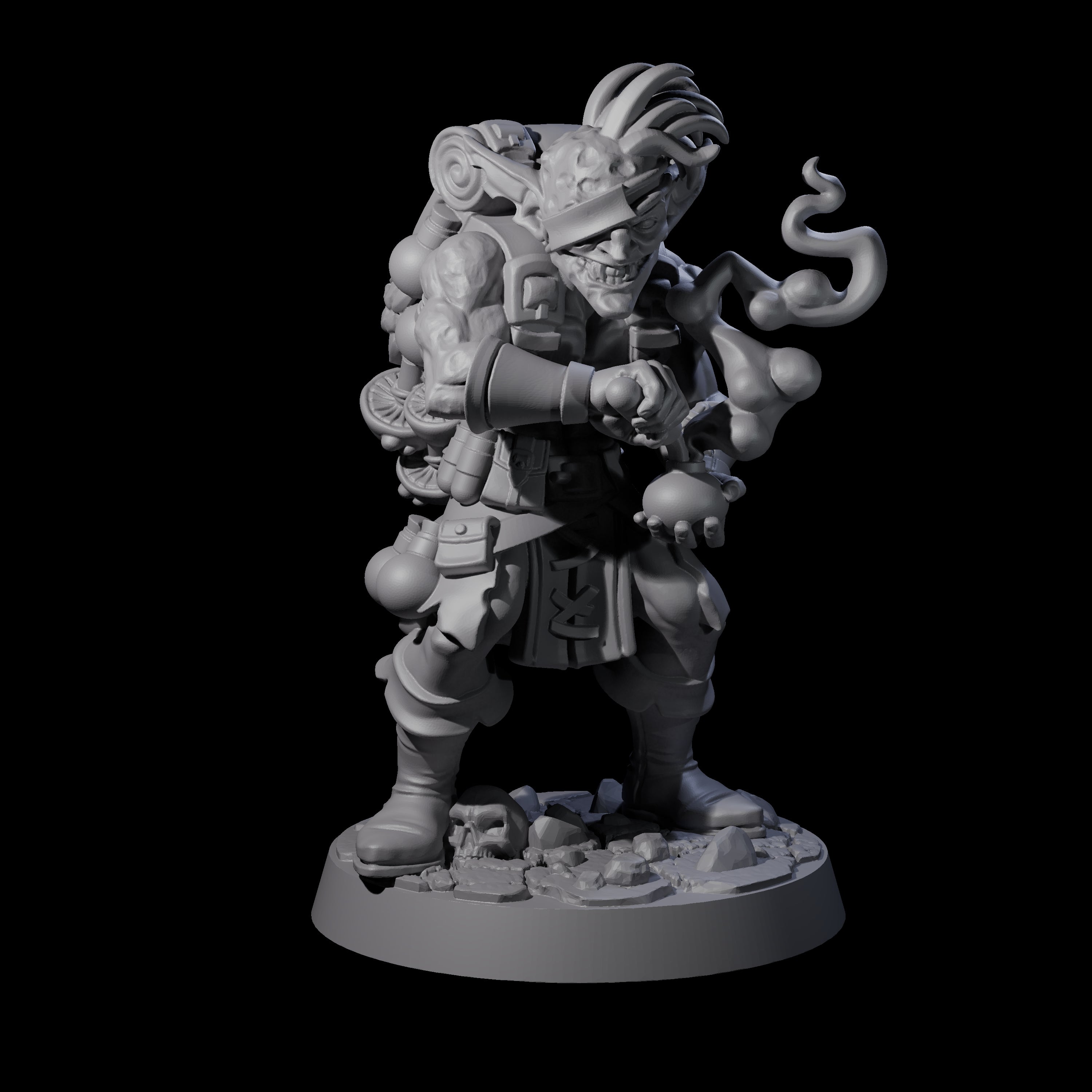 Wounded Goblin Alchemist Miniature for Dungeons and Dragons, Pathfinder or other TTRPGs