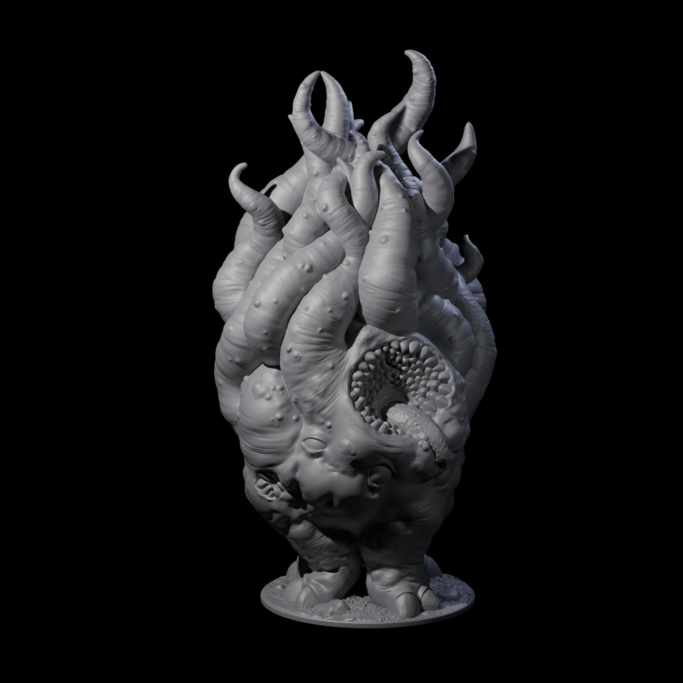 Writhing Roper Monstrosity Miniature for Dungeons and Dragons, Pathfinder or other TTRPGs