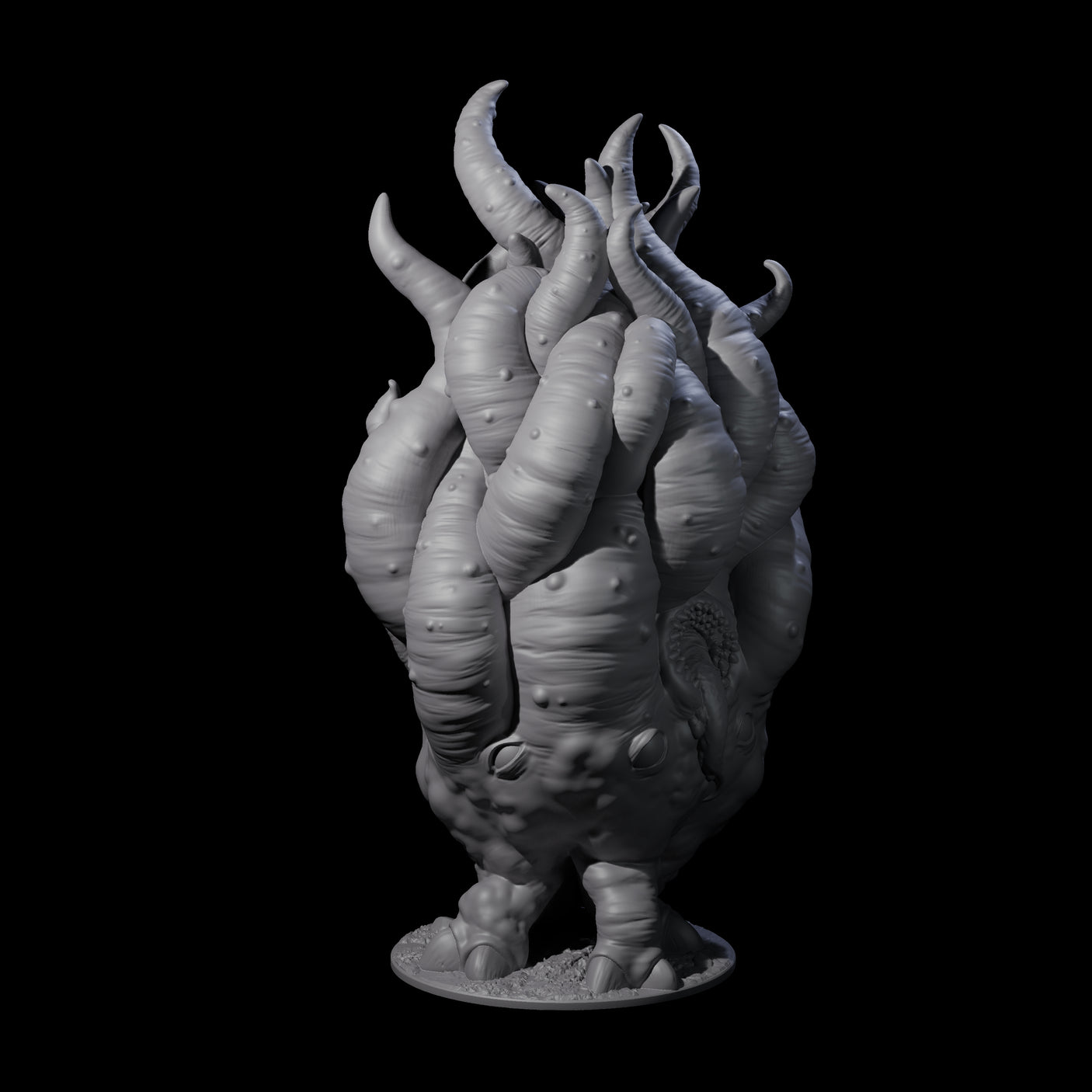 Writhing Roper Monstrosity Miniature for Dungeons and Dragons, Pathfinder or other TTRPGs