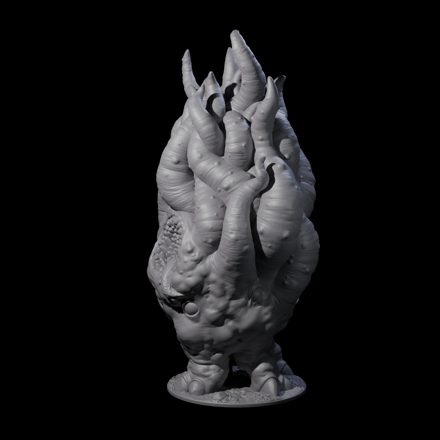 Writhing Roper Monstrosity Miniature for Dungeons and Dragons, Pathfinder or other TTRPGs
